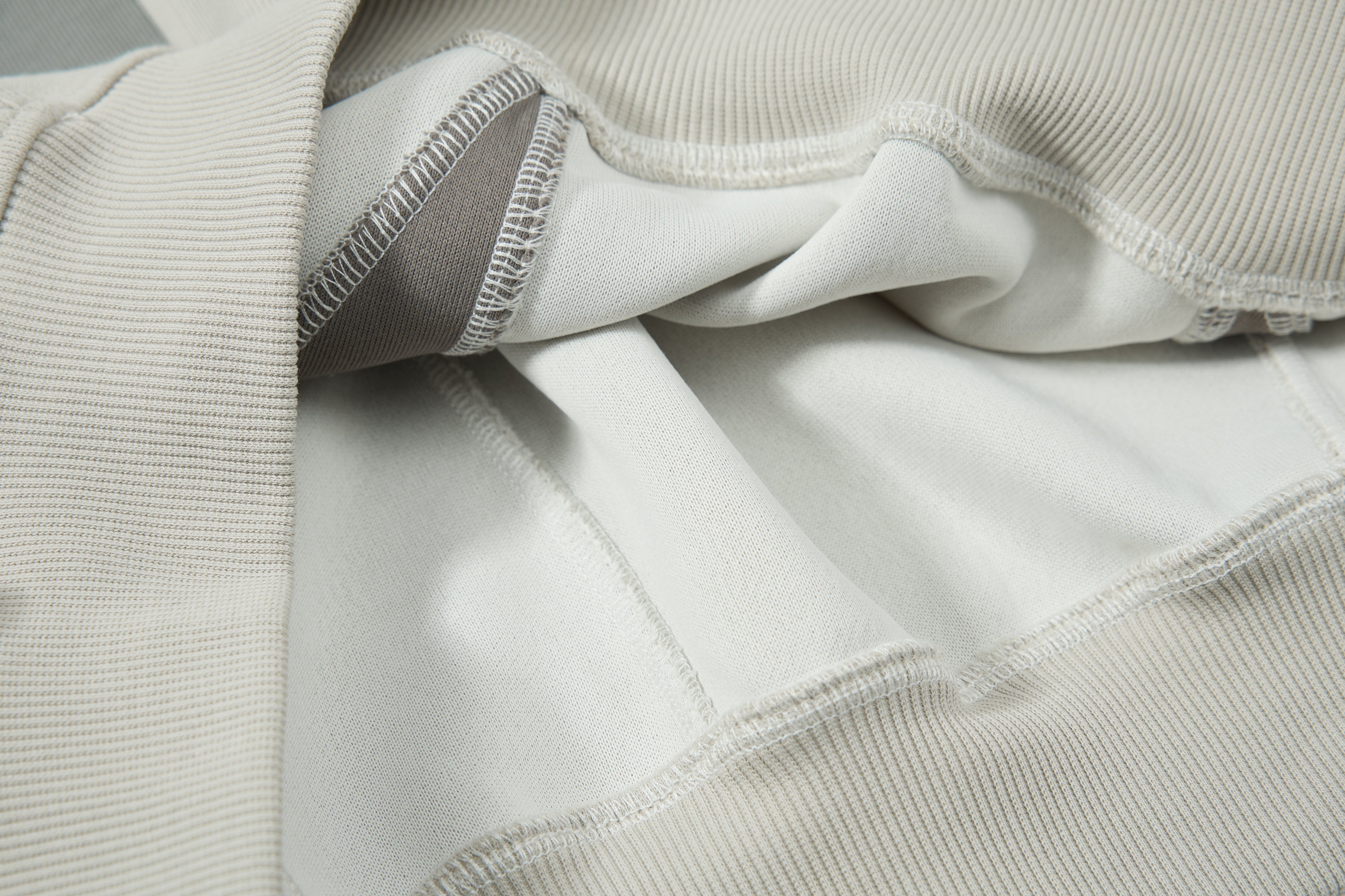 3-6-5.shop Multi-Panel Contrast Hooded Sweatshirt