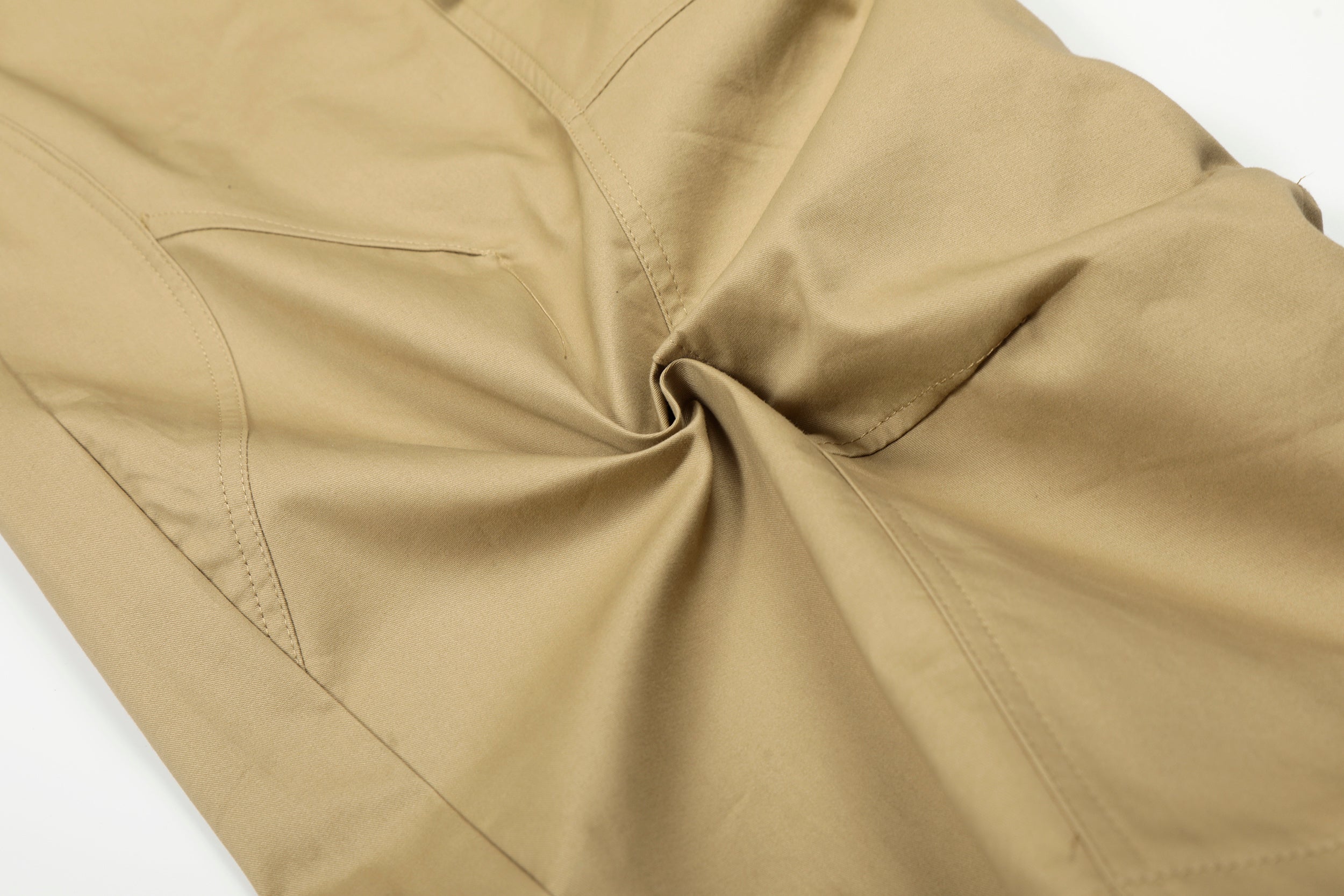 3-6-5.shop Curved Seam Cargo Pants – Khaki