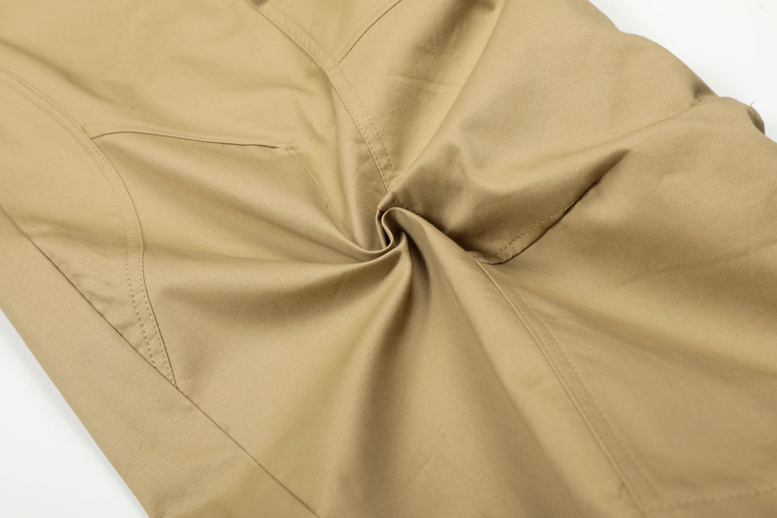 3-6-5.shop Curved Seam Cargo Pants – Khaki