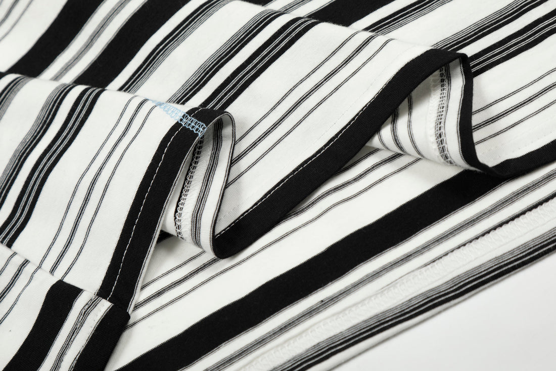 3-6-5.shop Striped Long Sleeve Tee