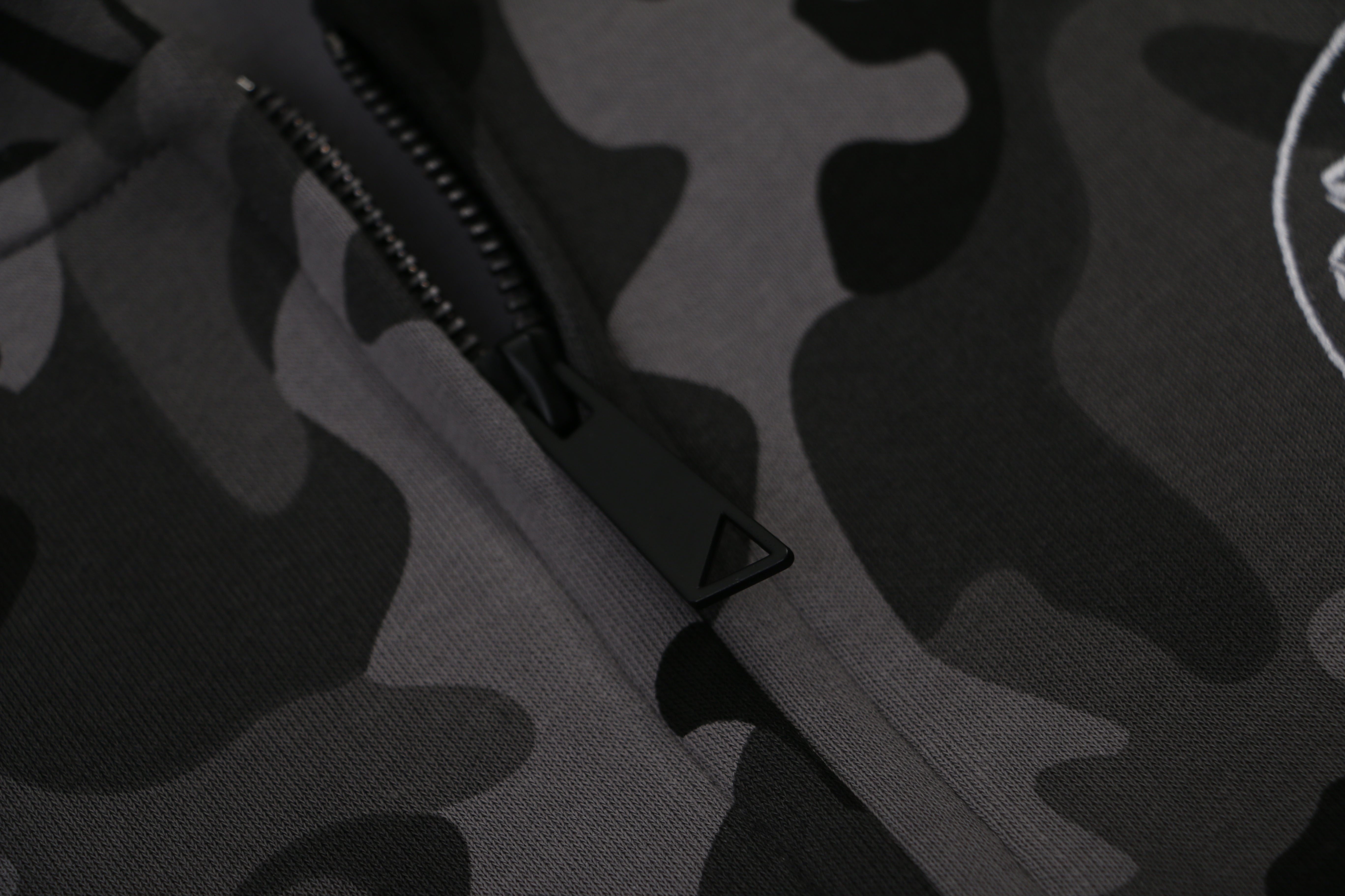 3-6-5.shop Camo Flag Zip-Up Hoodie