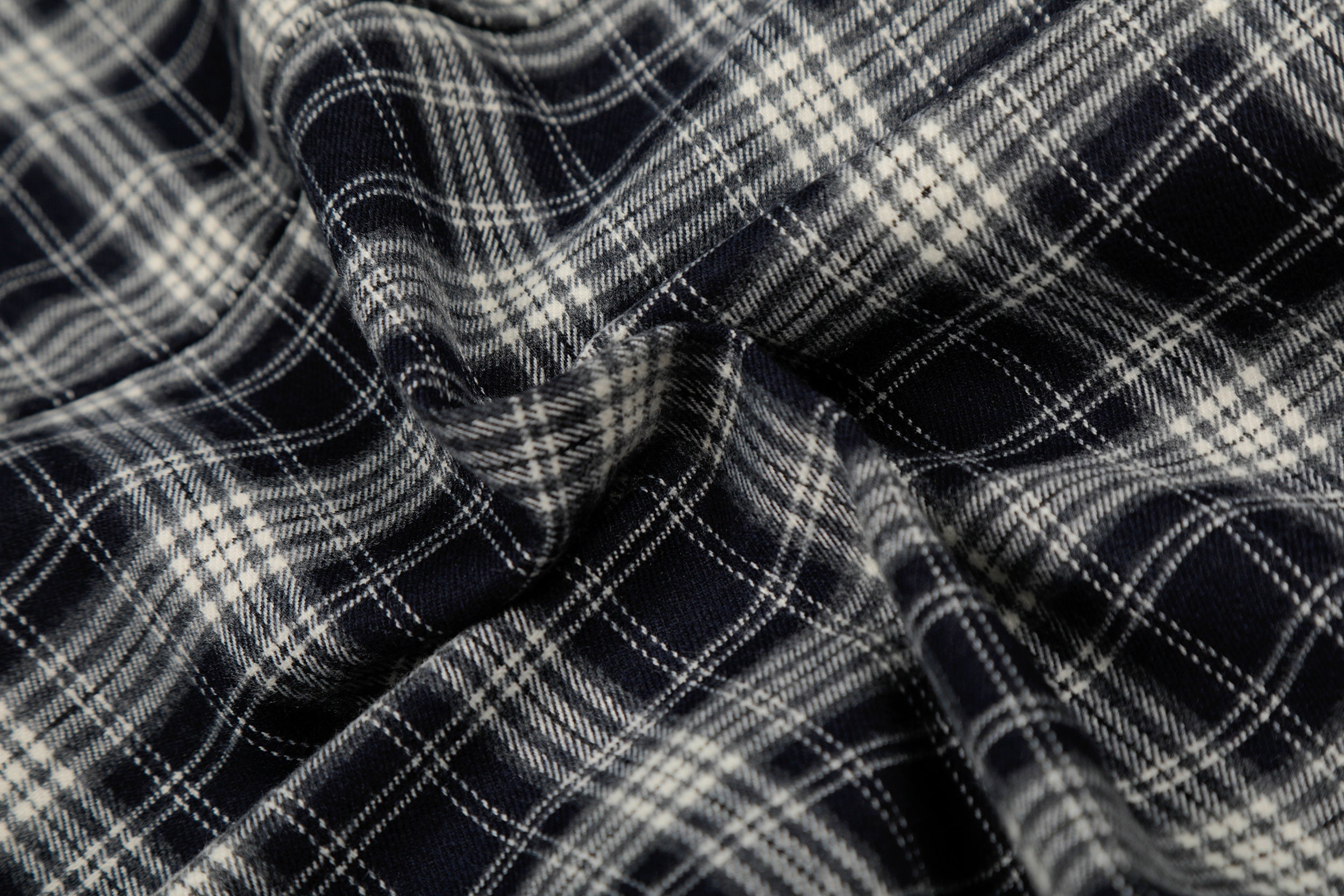 3-6-5.shop Plaid Hybrid Bomber Jacket