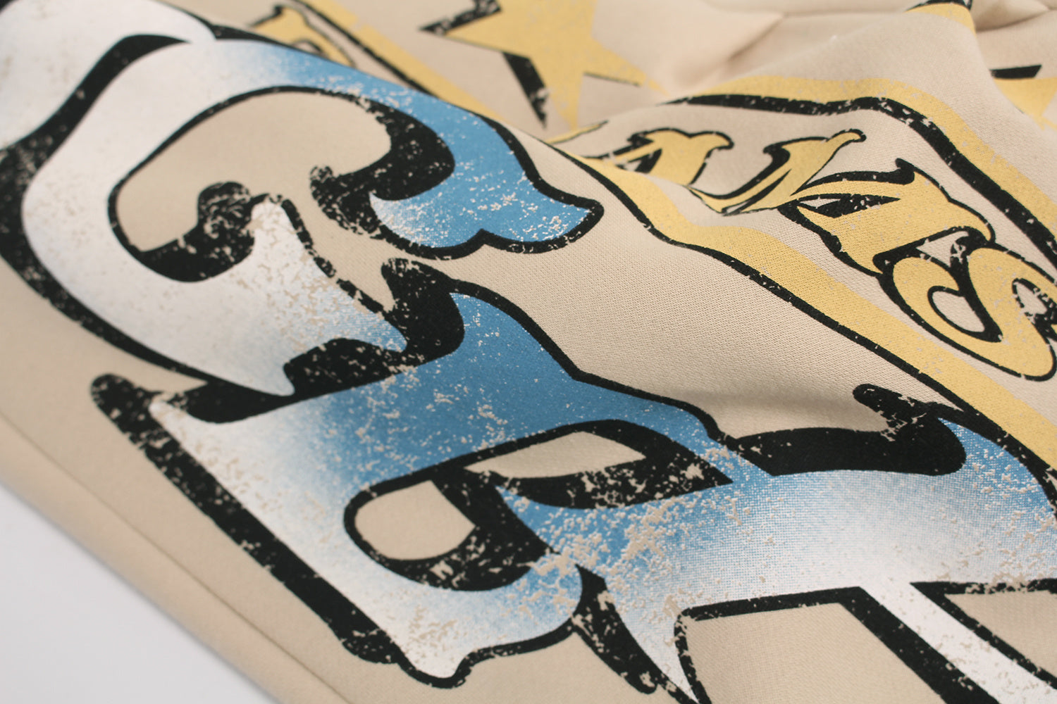 3-6-5.shop Fleece-Lined Letter Graphic Wide-Leg Sweatpants