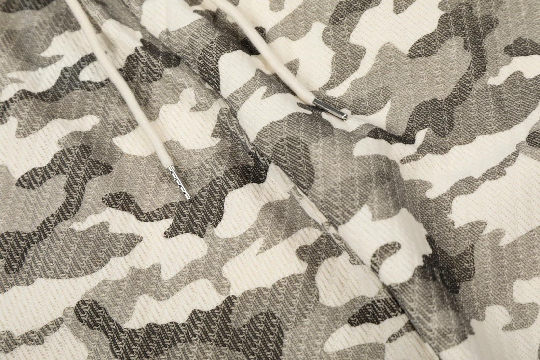 3-6-5.shop Vintage Camo Wide-Leg Sweatpants
