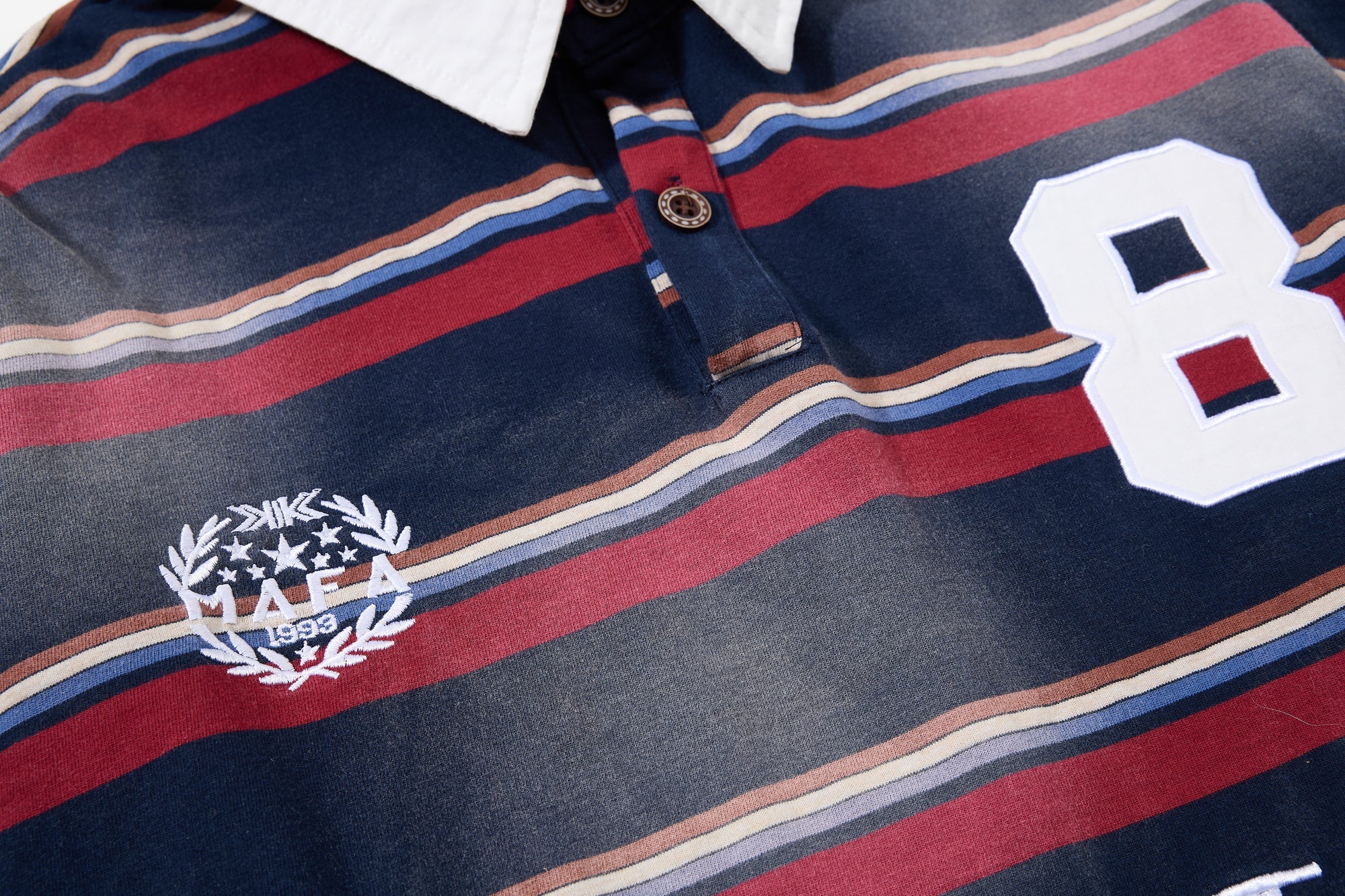 3-6-5.shop Layered Stripe Polo Long-Sleeve