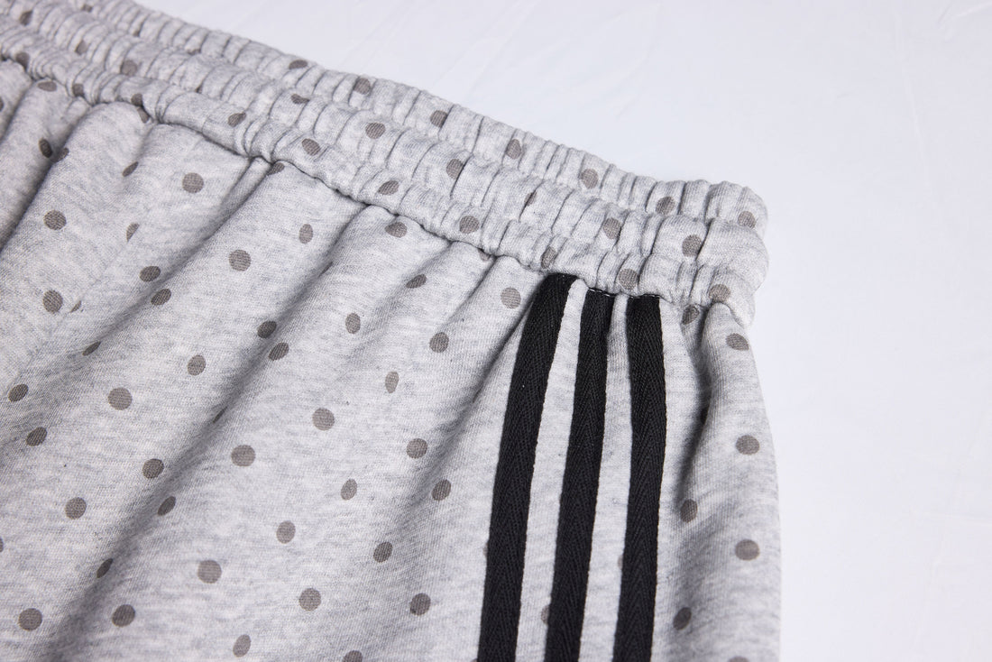 3-6-5.shop Polka Dot Wide-Leg Sweatpants