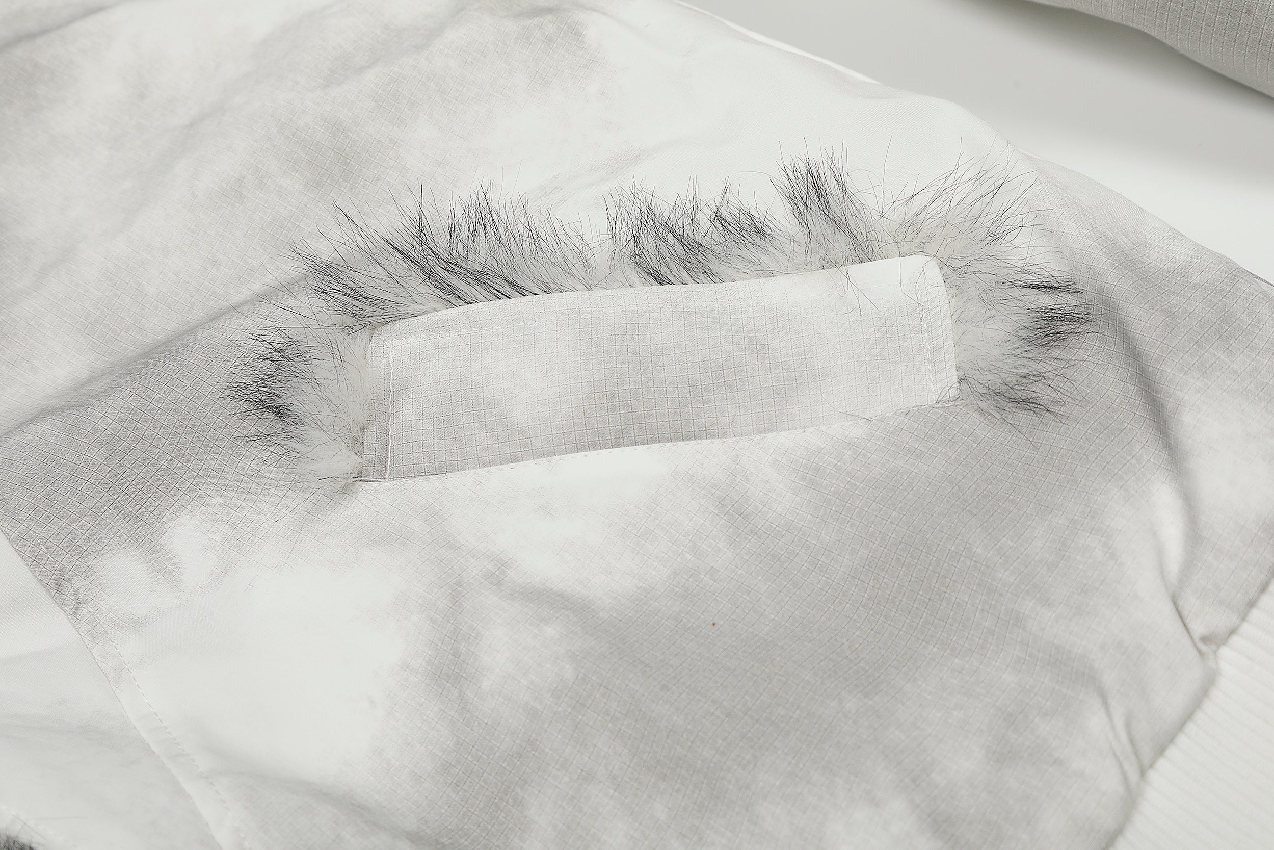 3-6-5.shop Faux Fur Panel Short Jacket