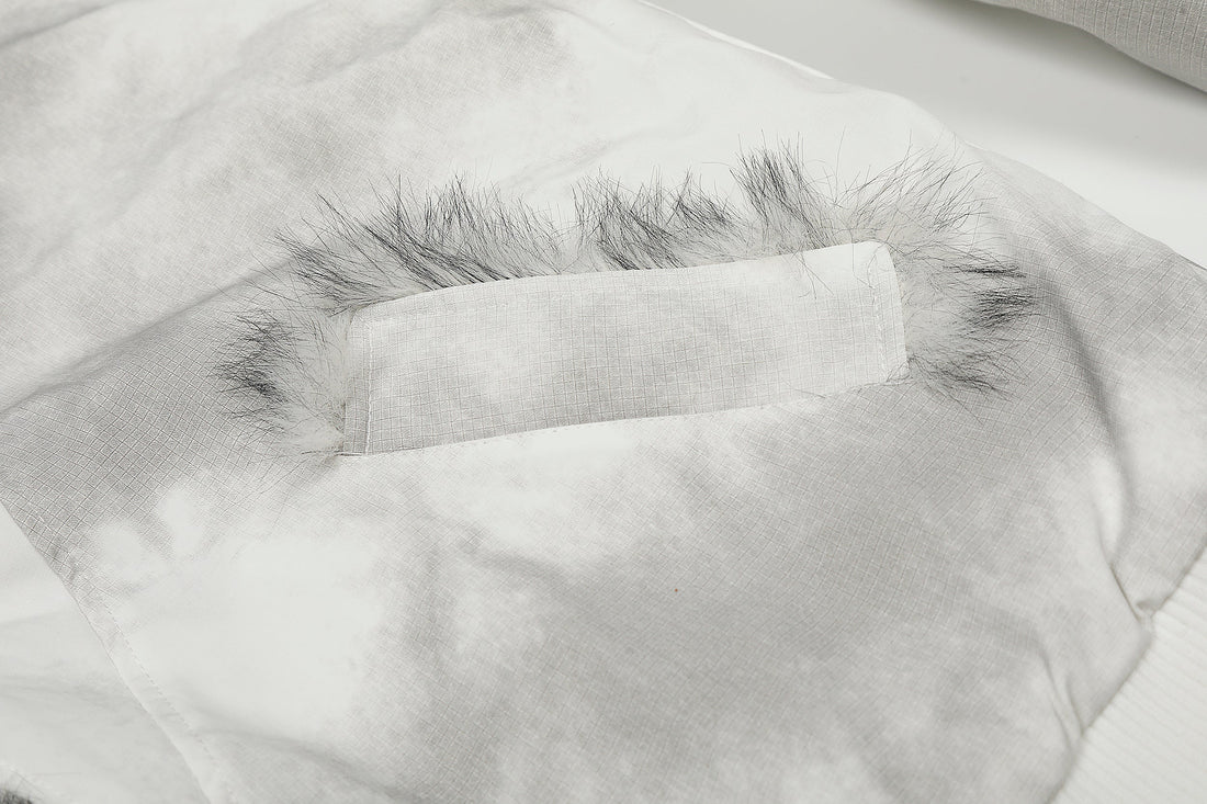 3-6-5.shop Faux Fur Panel Short Jacket