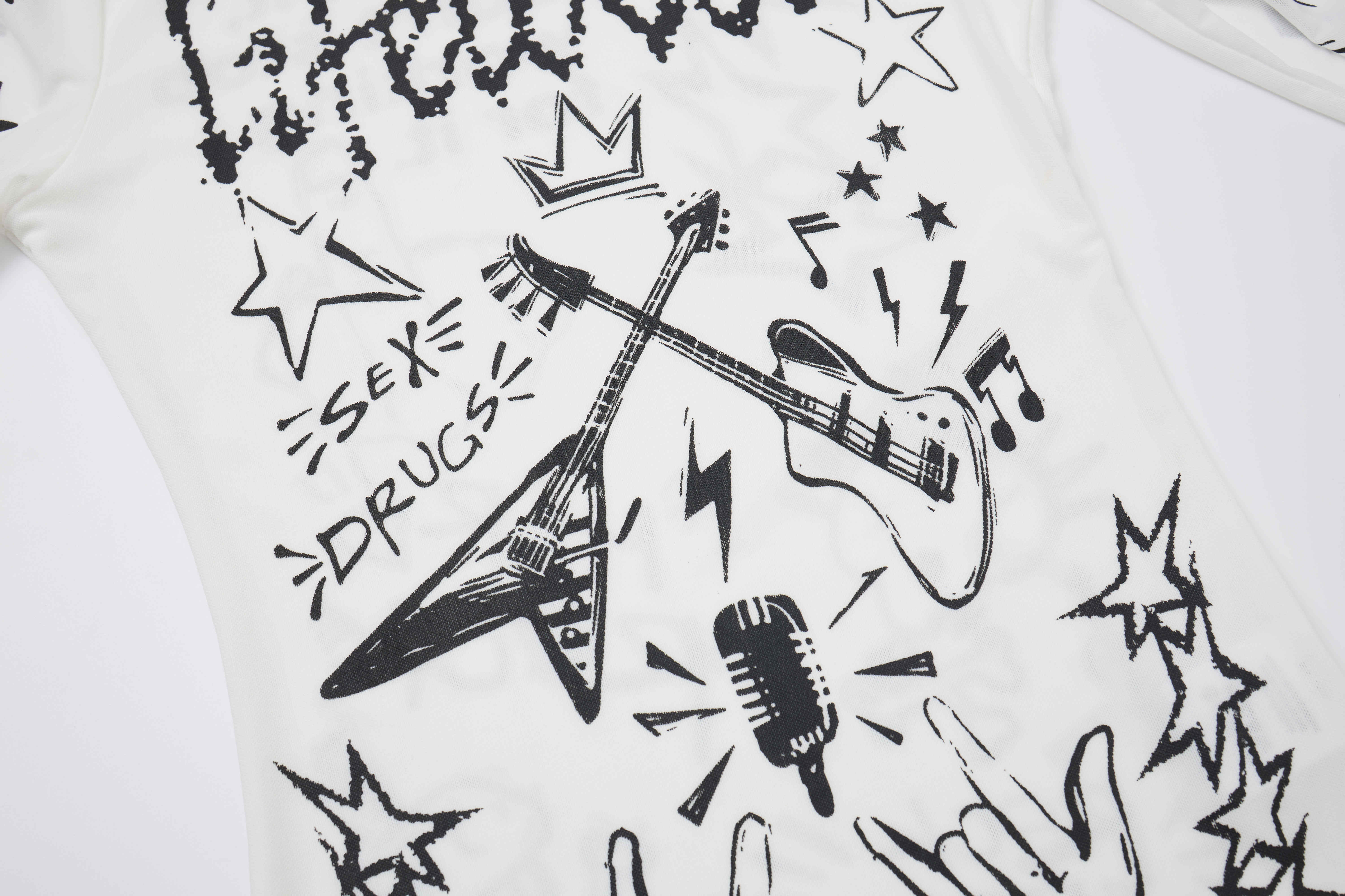 3-6-5.shop Graphic Long Sleeve Top