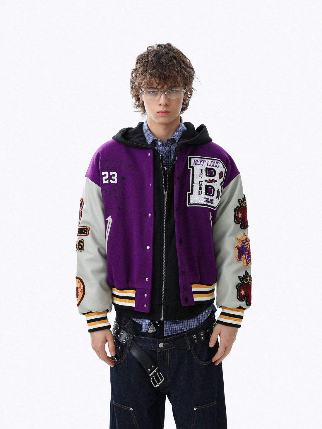 3-6-5.shop Wild at Heart Varsity Jacket
