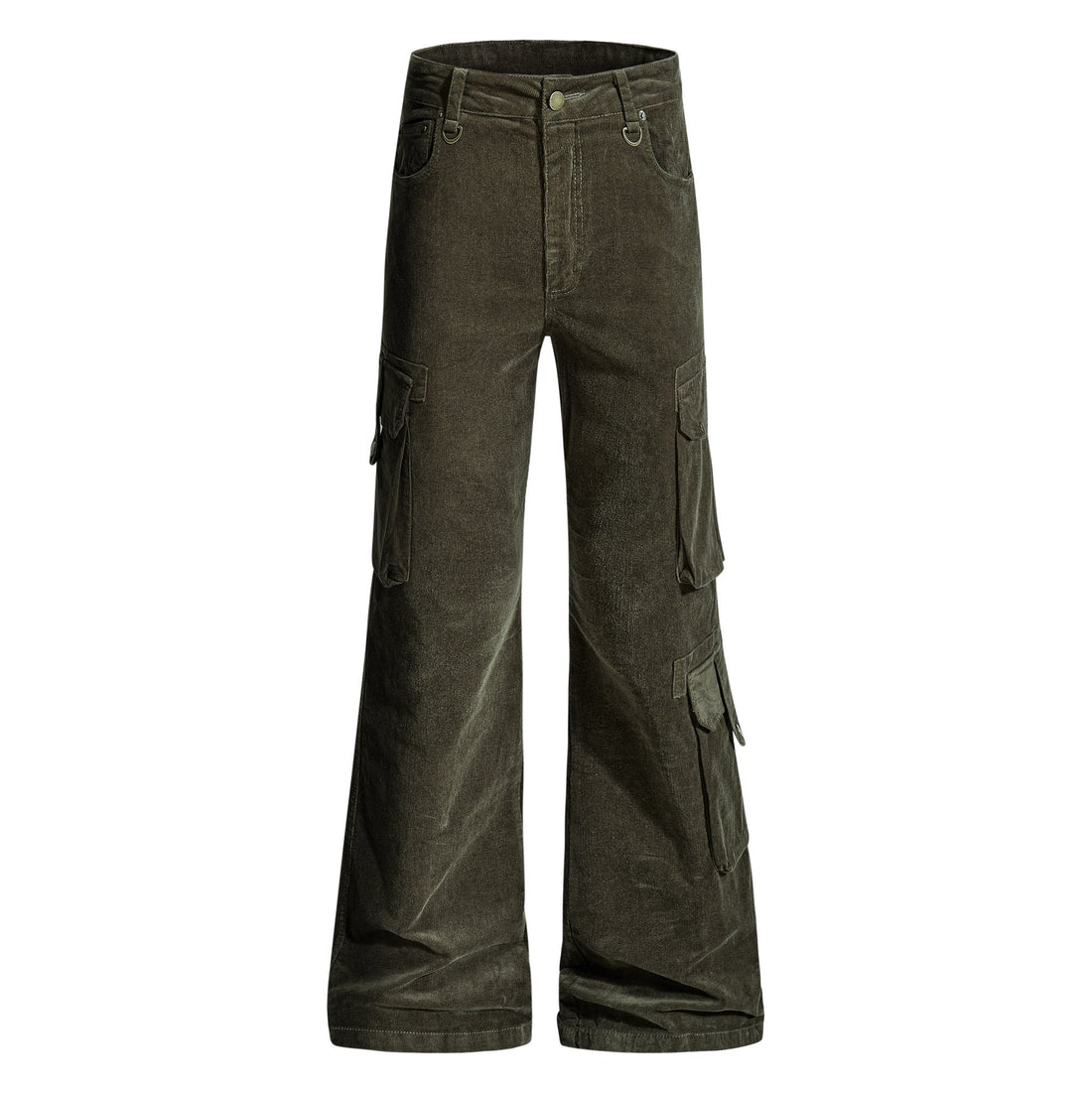 3-6-5.shop Washed Utility Flared Pants