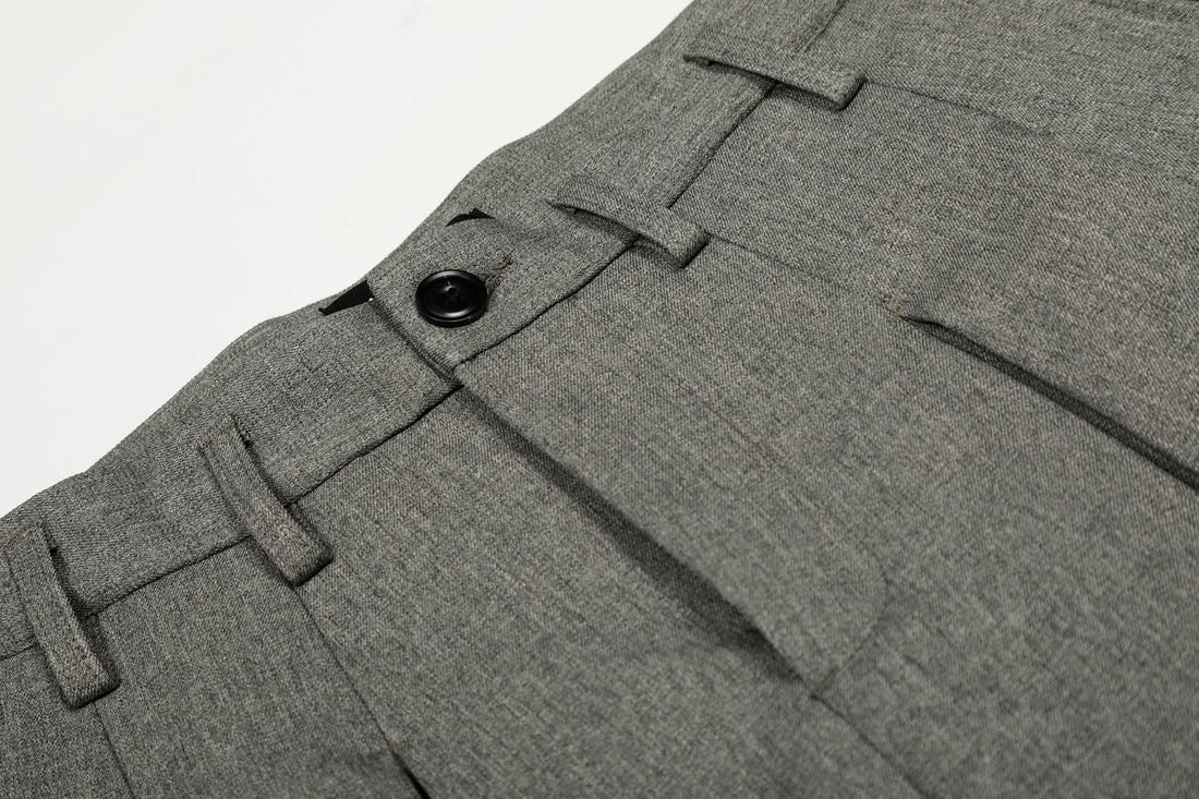 3-6-5.shop Structured Pleated Balloon Trousers