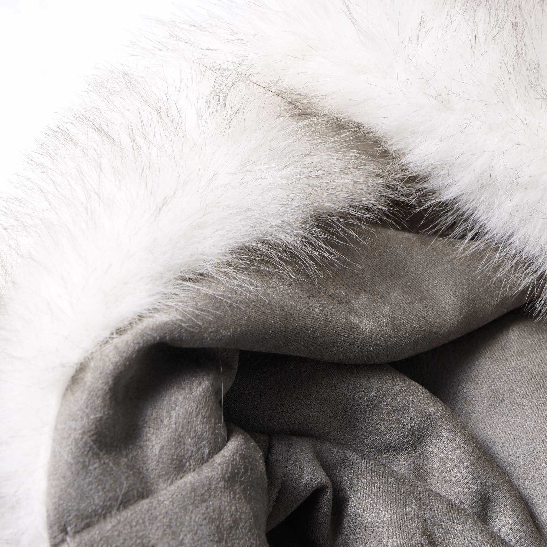 3-6-5.shop Reversible Faux Fur Hooded Jacket