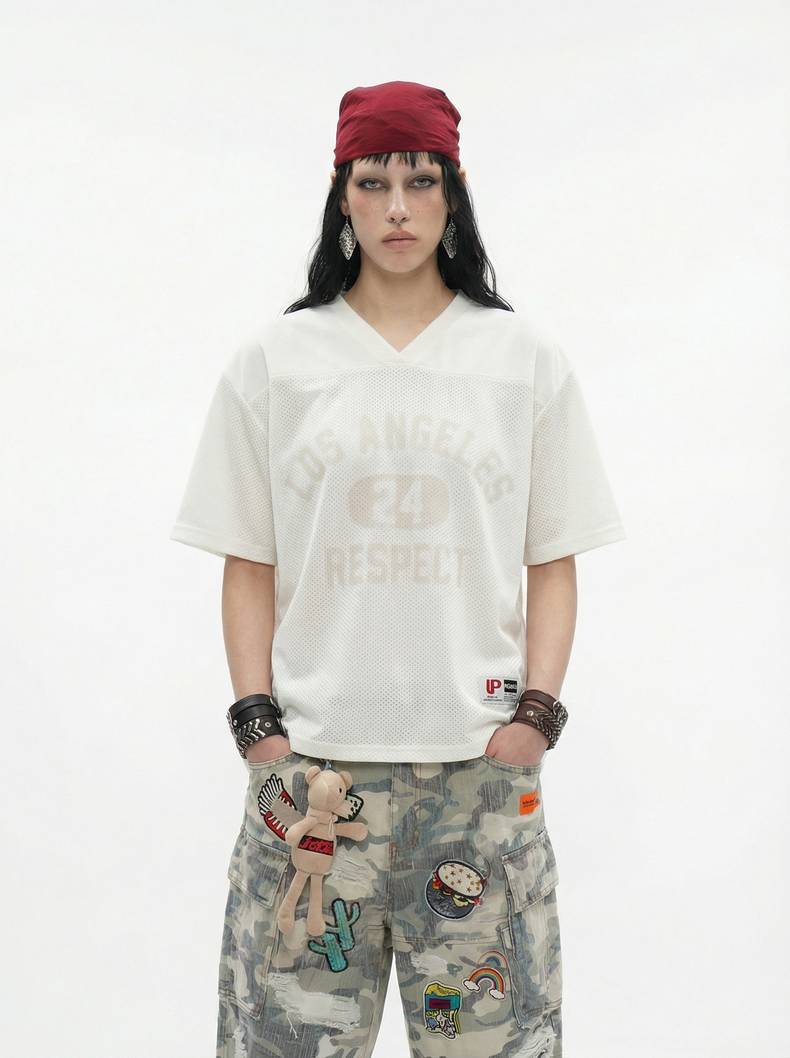 3-6-5.shop Los Angeles Respect V-Neck Tee