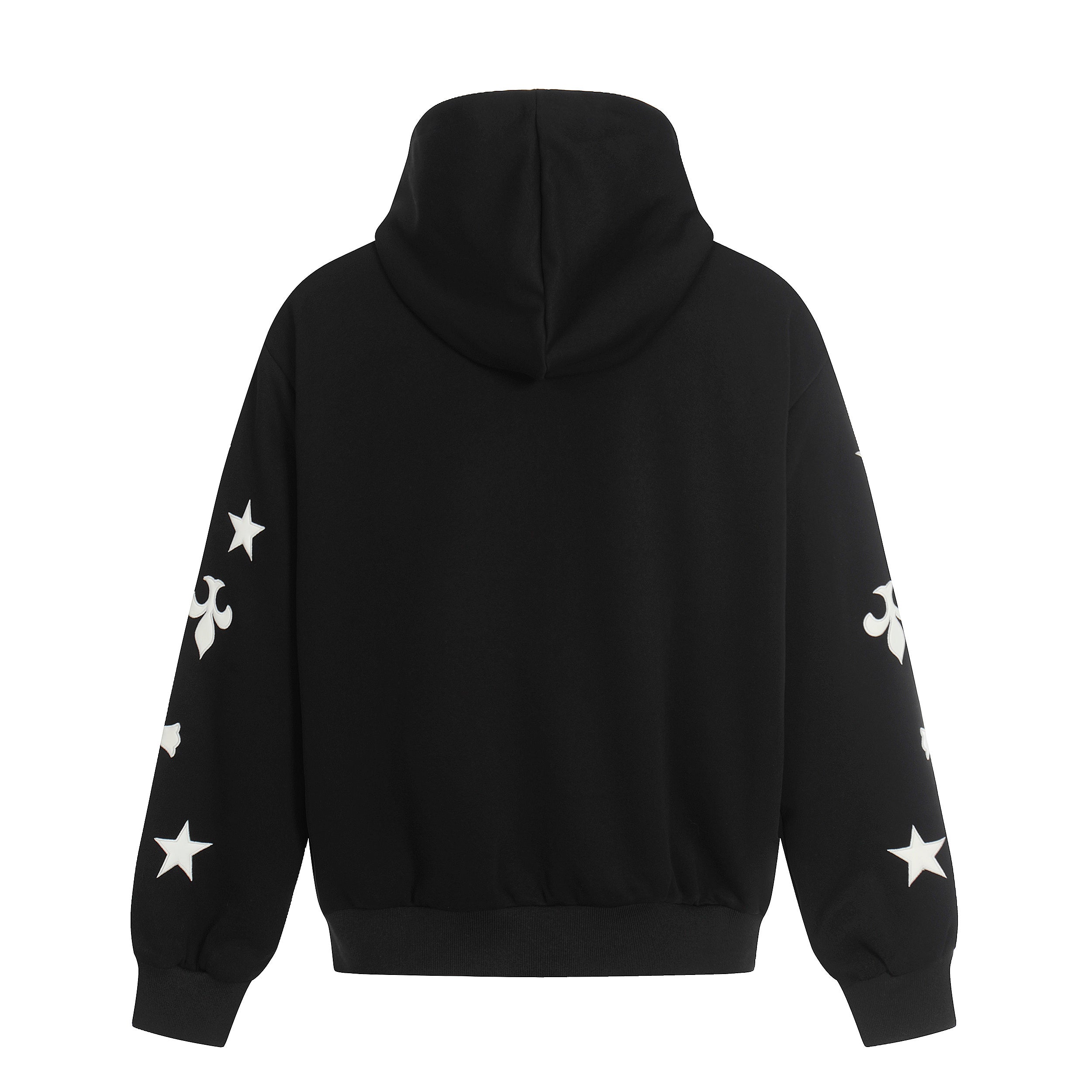 3-6-5.shop Cross Emblem Zip Hoodie