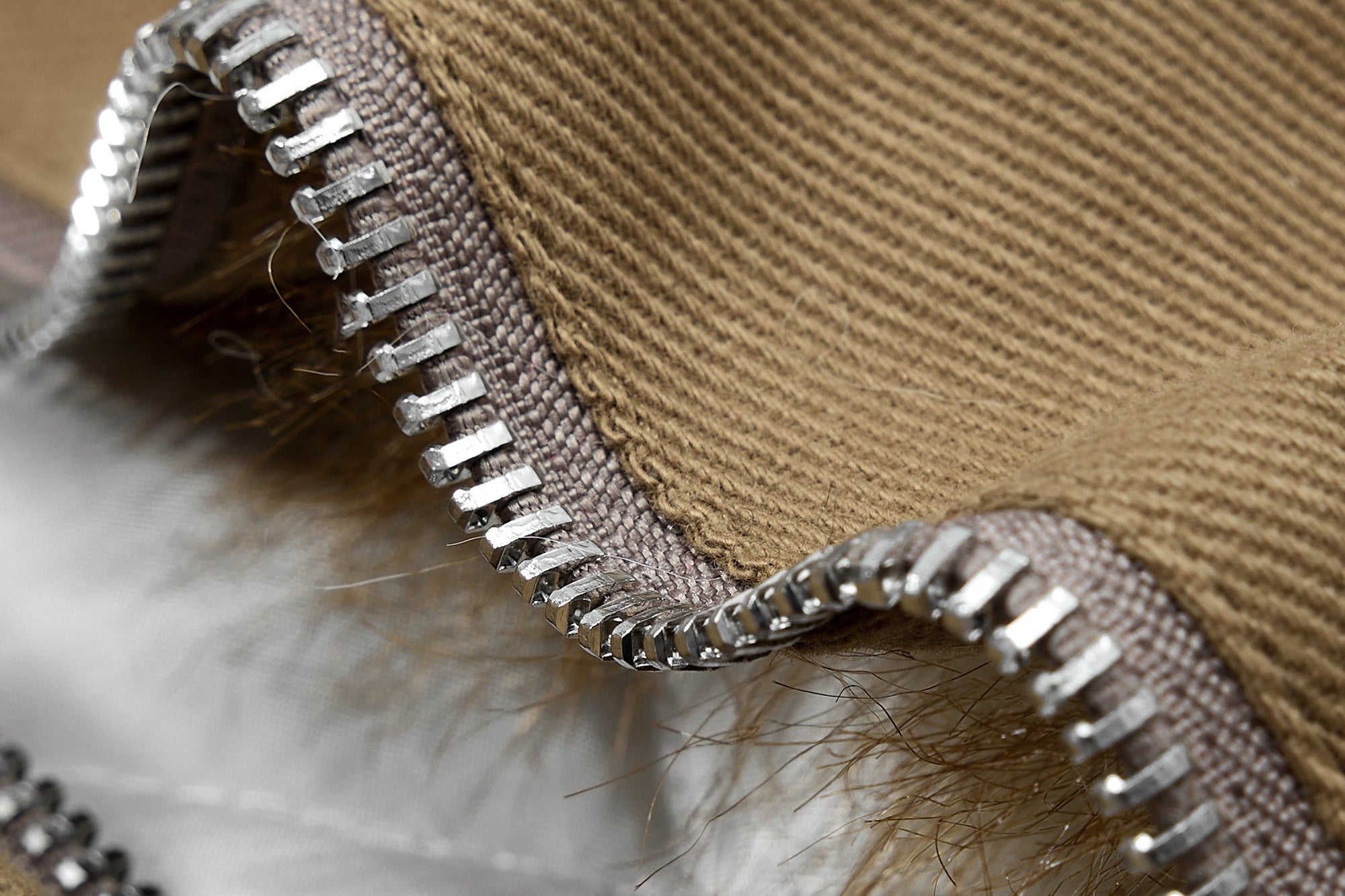 3-6-5.shop Fur-Lined High-Neck Cotton Jacket