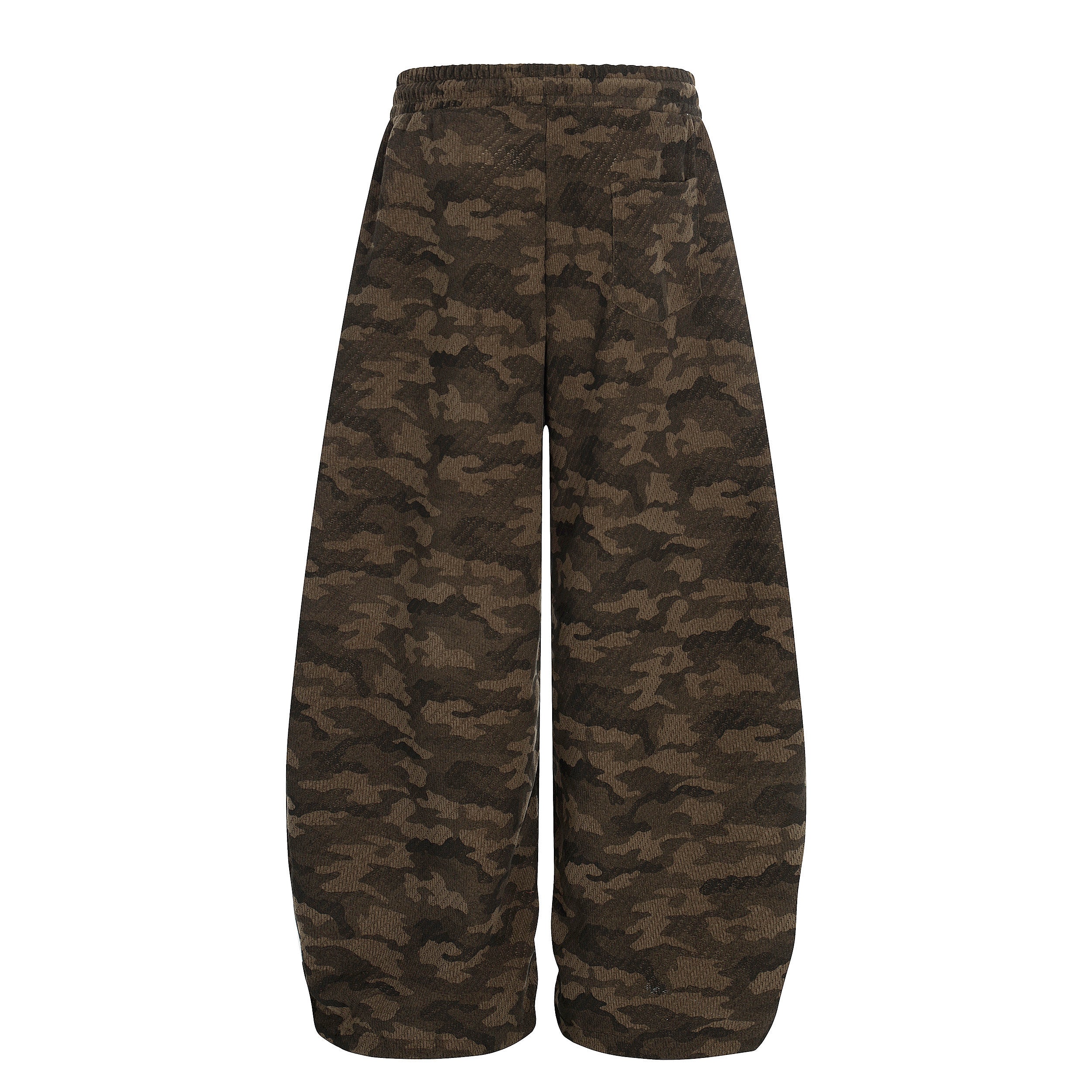 3-6-5.shop Vintage Camo Wide-Leg Sweatpants