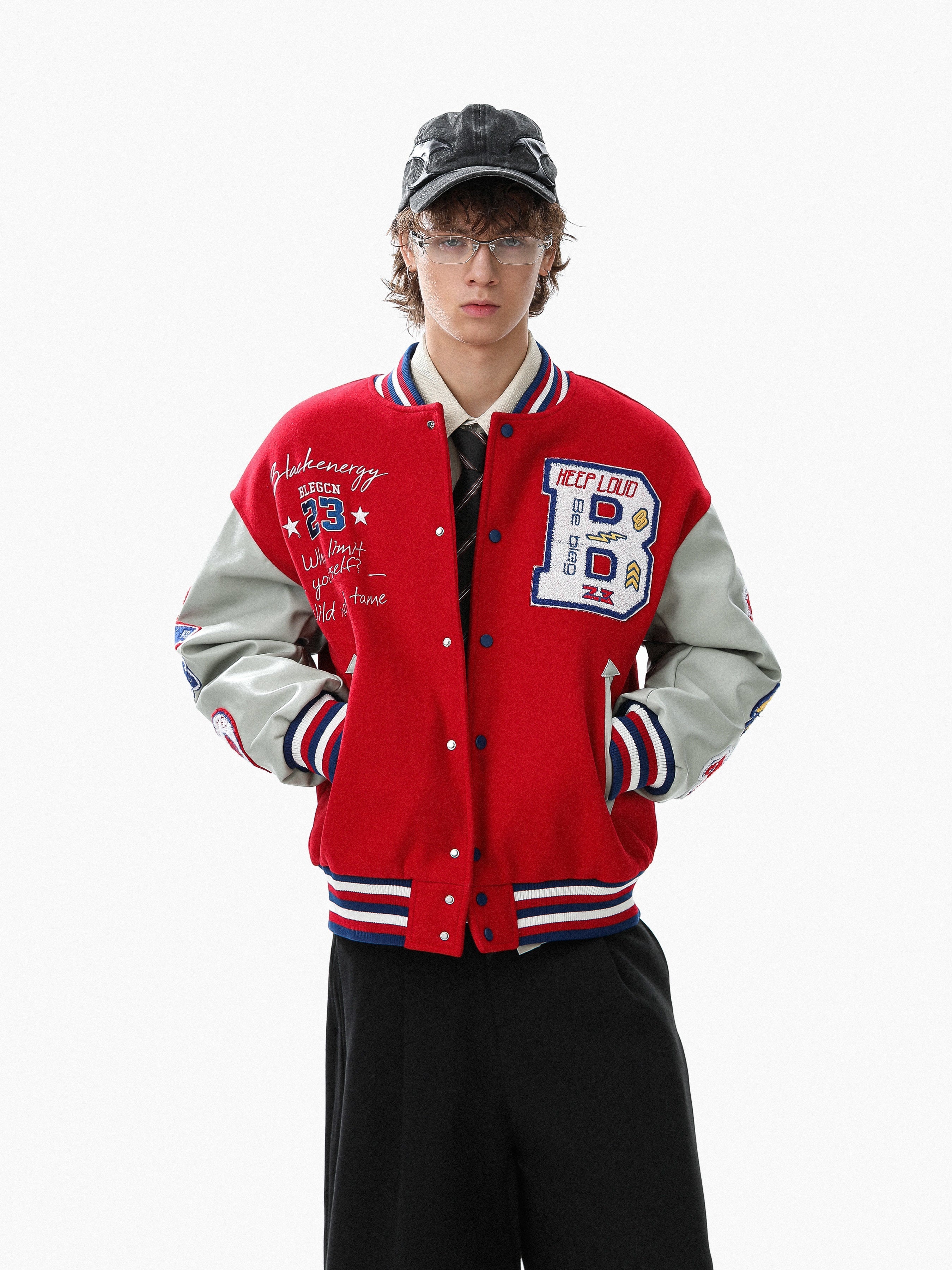 3-6-5.shop Wild at Heart Varsity Jacket