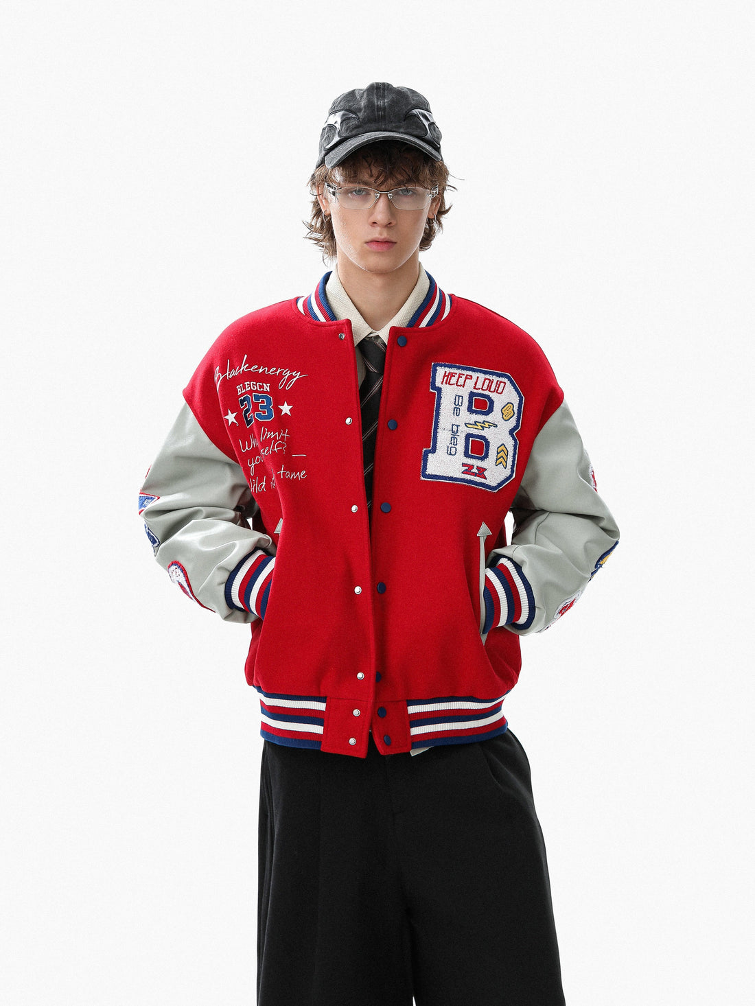 3-6-5.shop Wild at Heart Varsity Jacket