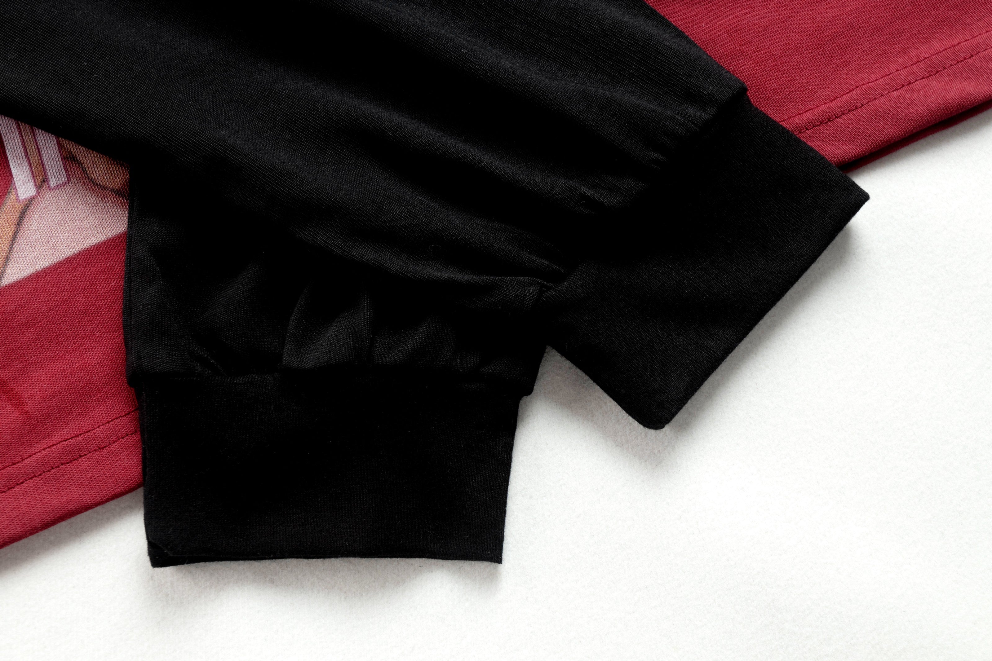 3-6-5.shop Anime Graphic Raglan Long Sleeve Tee