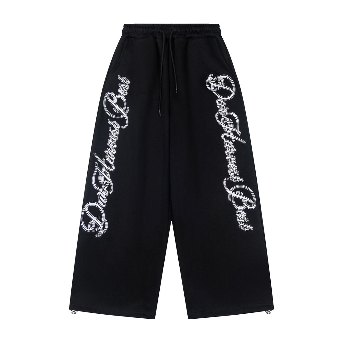 3-6-5.shop Script Logo Wide-Leg Sweatpants