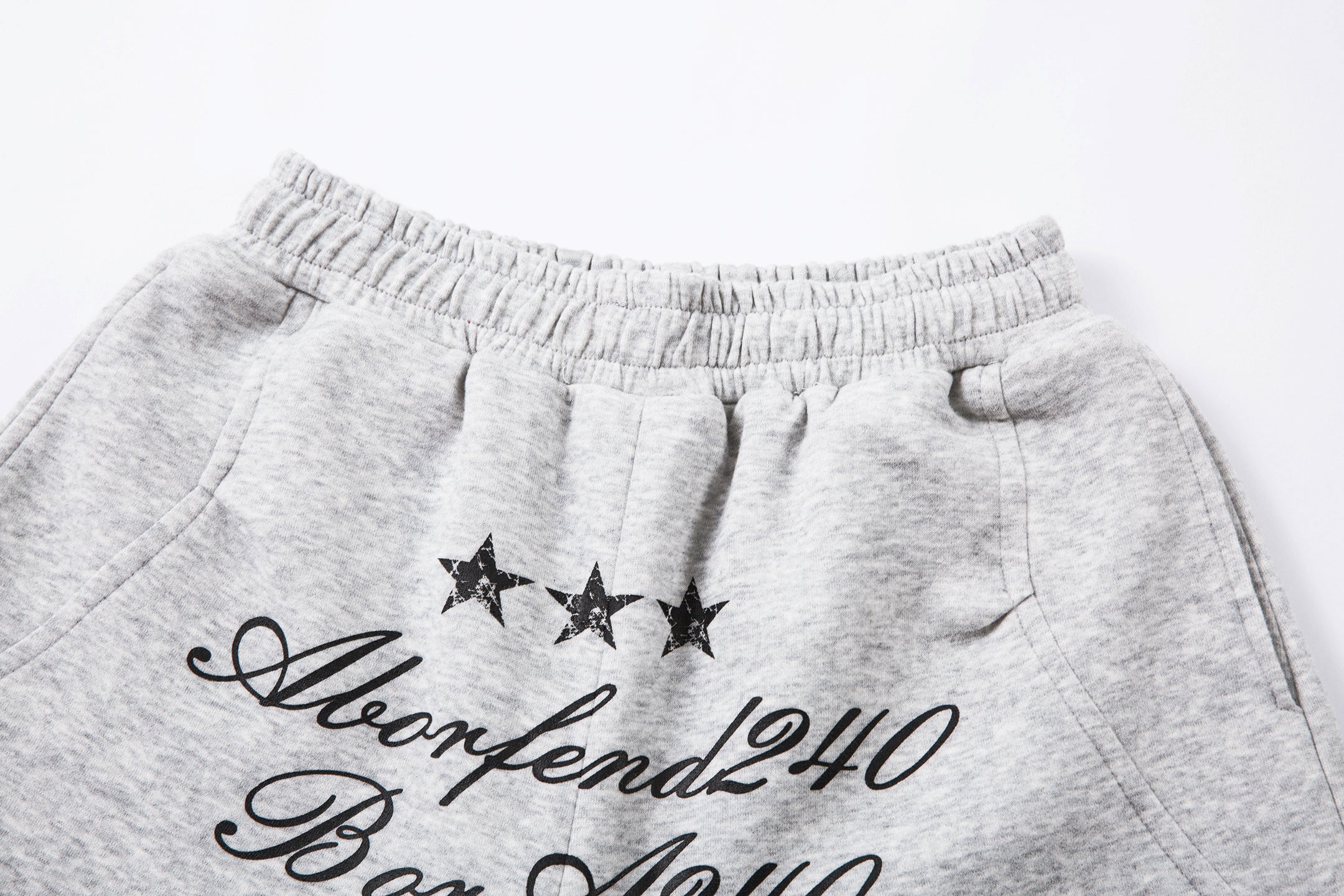 3-6-5.shop Embroidered Multi-Pocket Sweat Cargo Pants