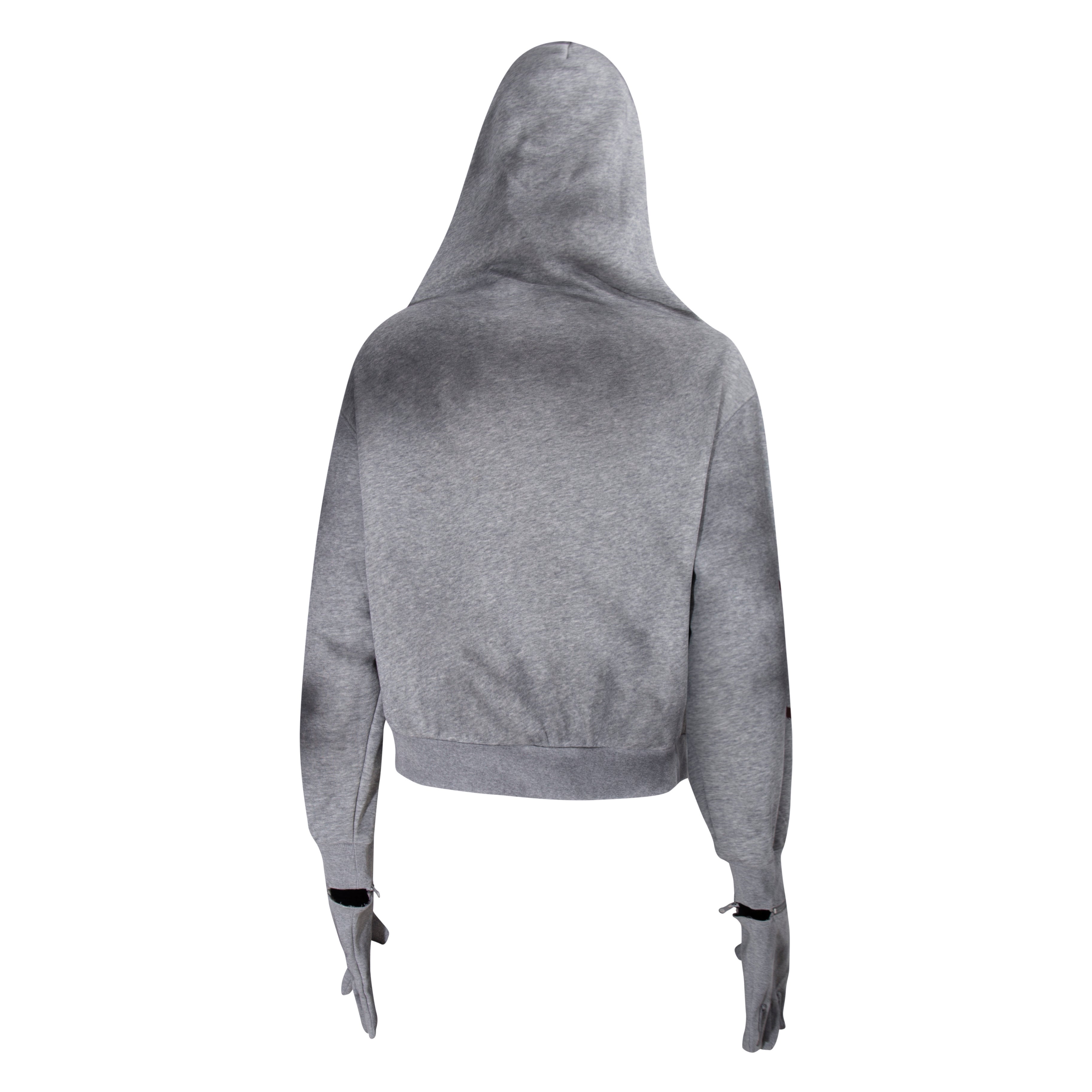 3-6-5.shop Full-Zip Masked Hoodie
