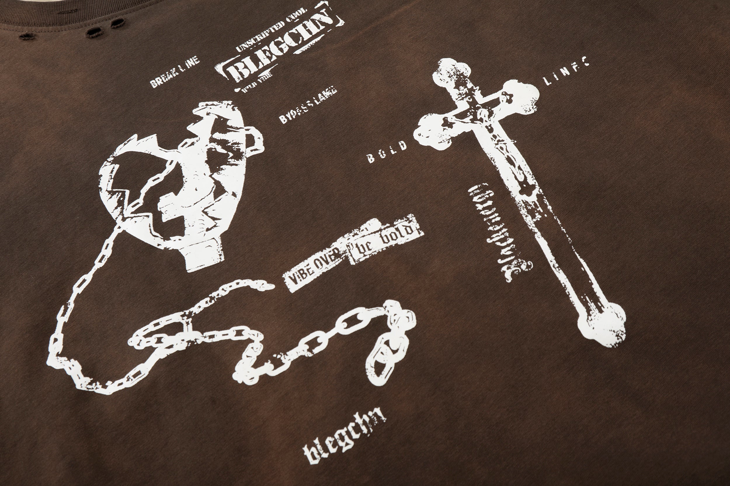 3-6-5.shop Layered Long Sleeve Graphic T-Shirt