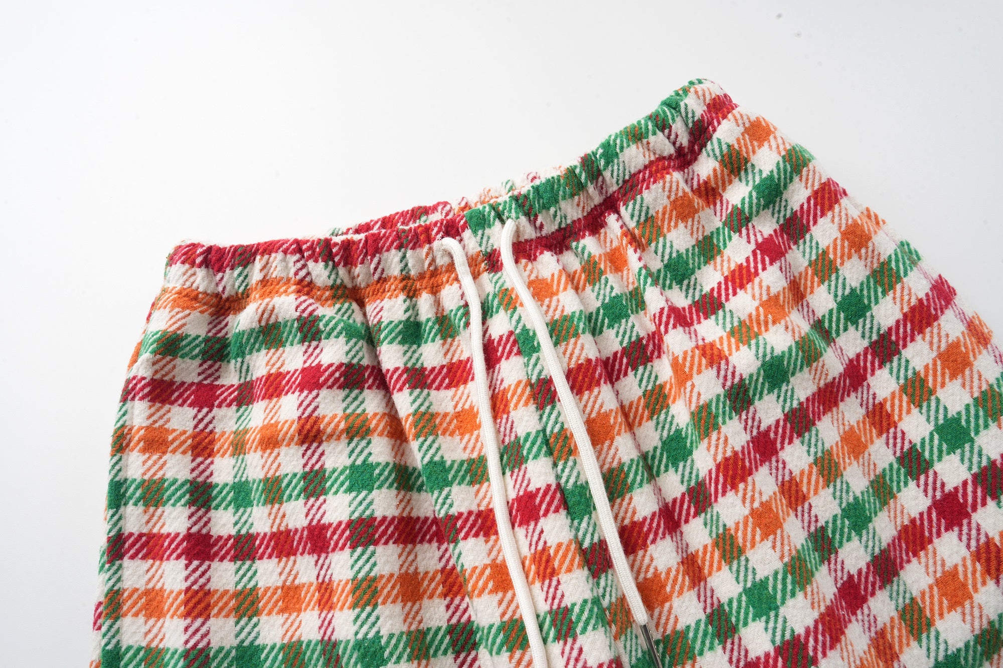 3-6-5.shop Vintage Plaid Wide-Leg Pants