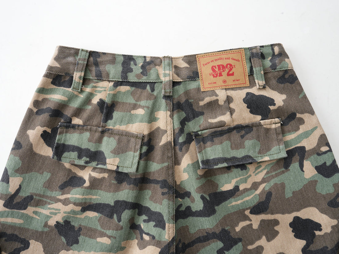 3-6-5.shop Classic Camo Cargo Pants