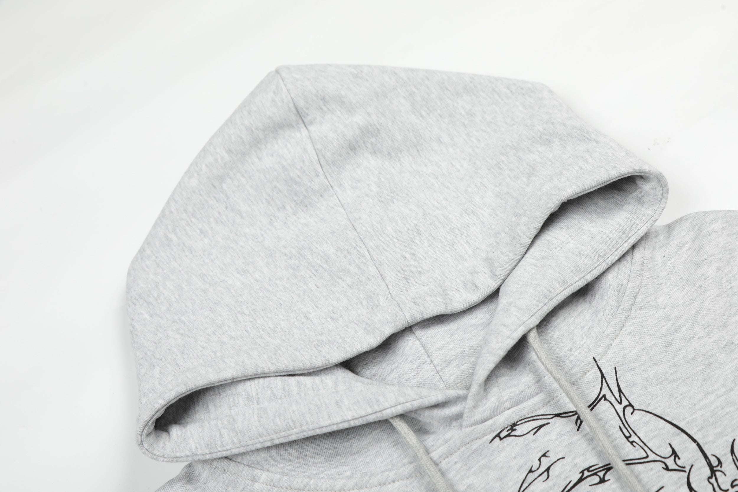 3-6-5.shop Gothic Cross Graphic Hoodie