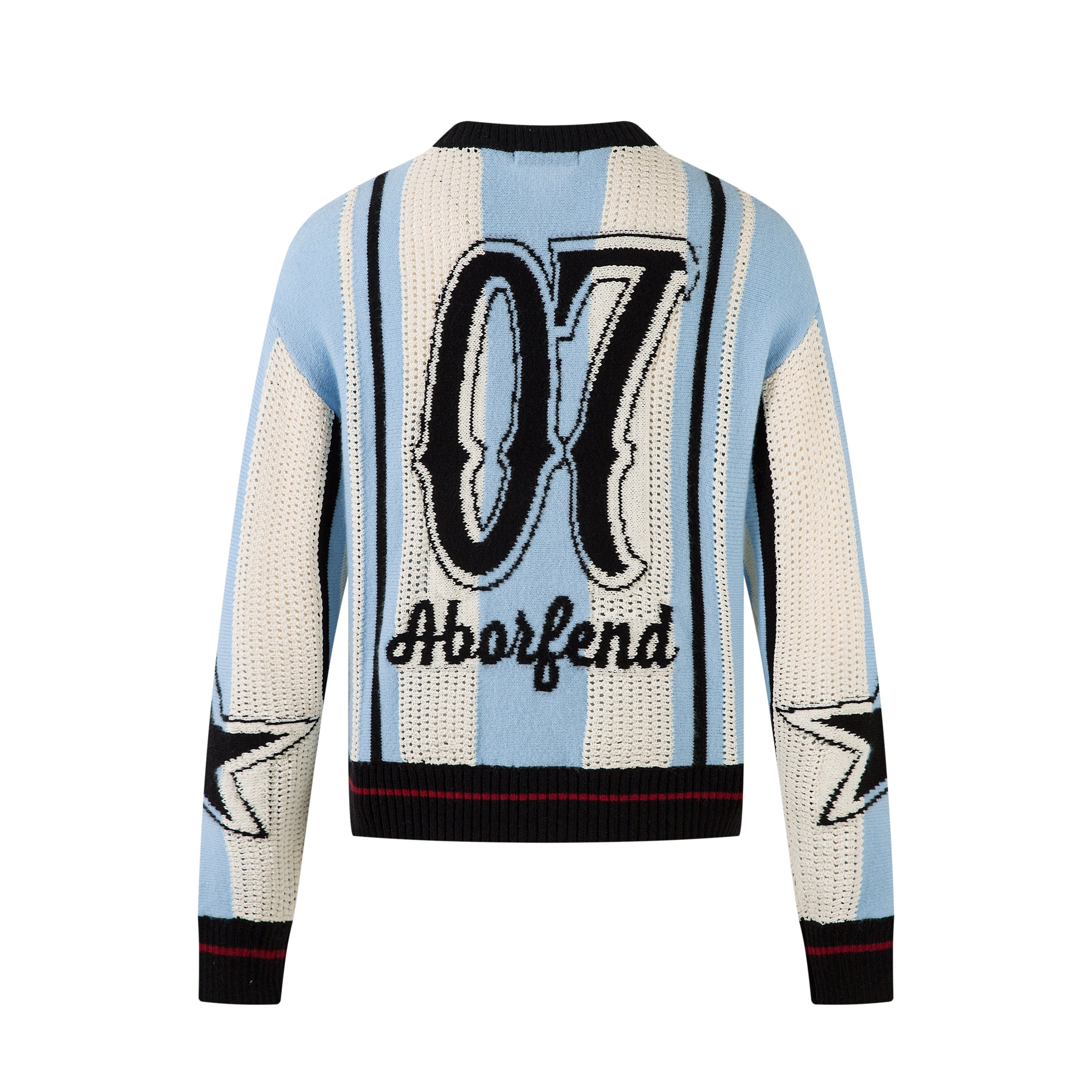 3-6-5.shop Varsity Stripe Knit Sweater