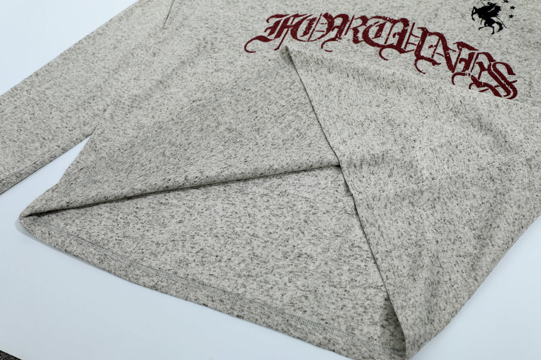 3-6-5.shop Heraldic Henley Long Sleeve