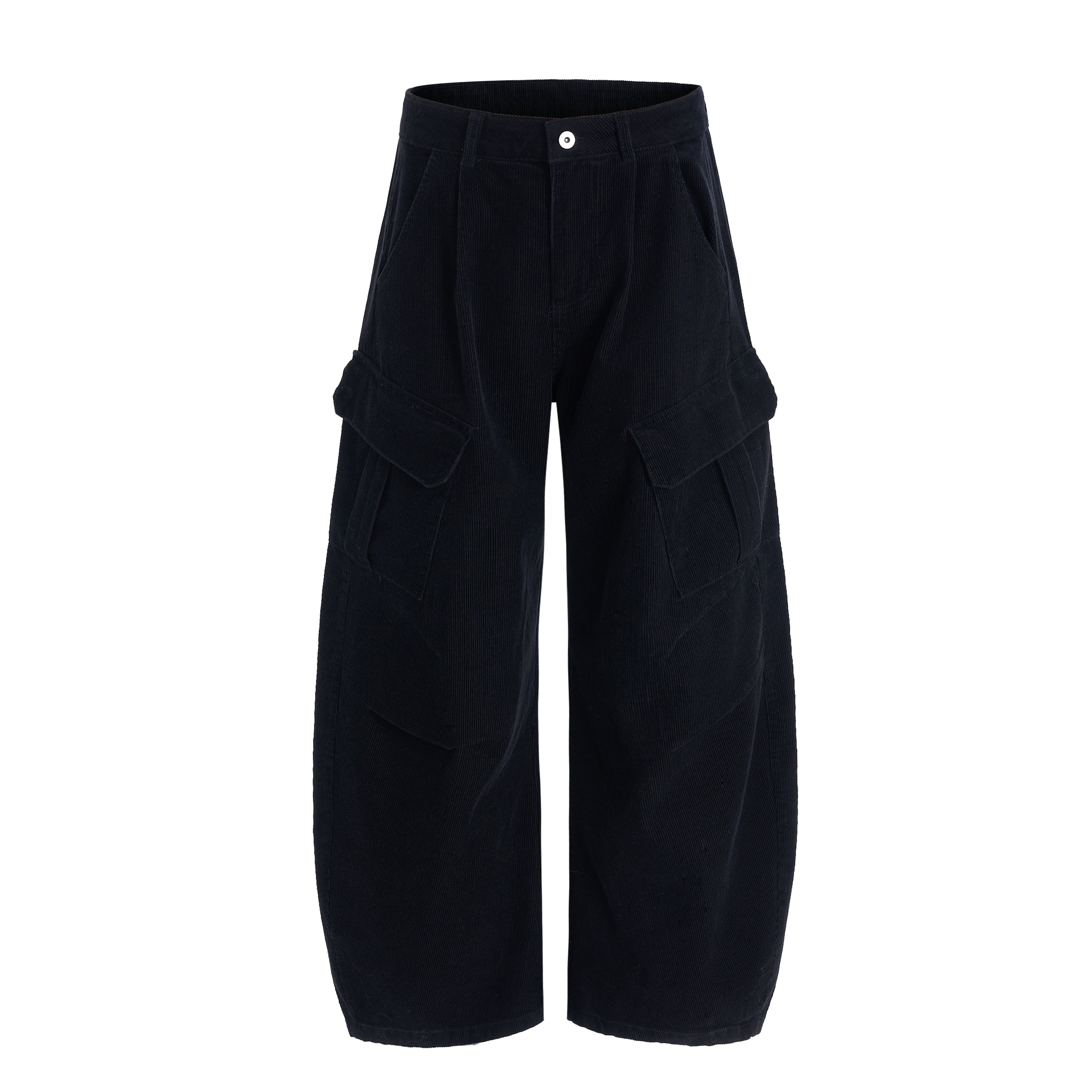 3-6-5.shop Corduroy Cargo Wide-Leg Pants