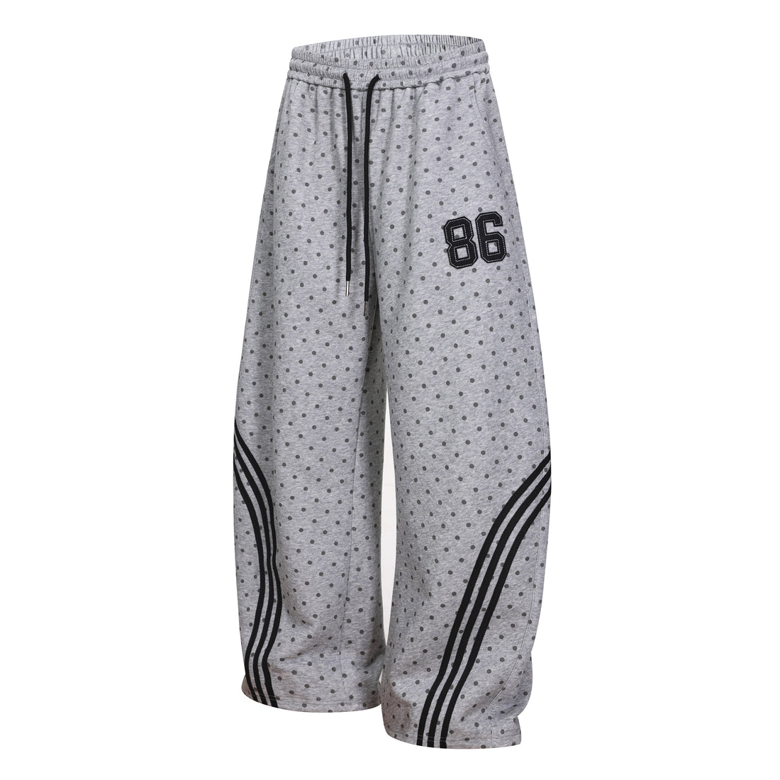3-6-5.shop Polka Dot Wide-Leg Sweatpants
