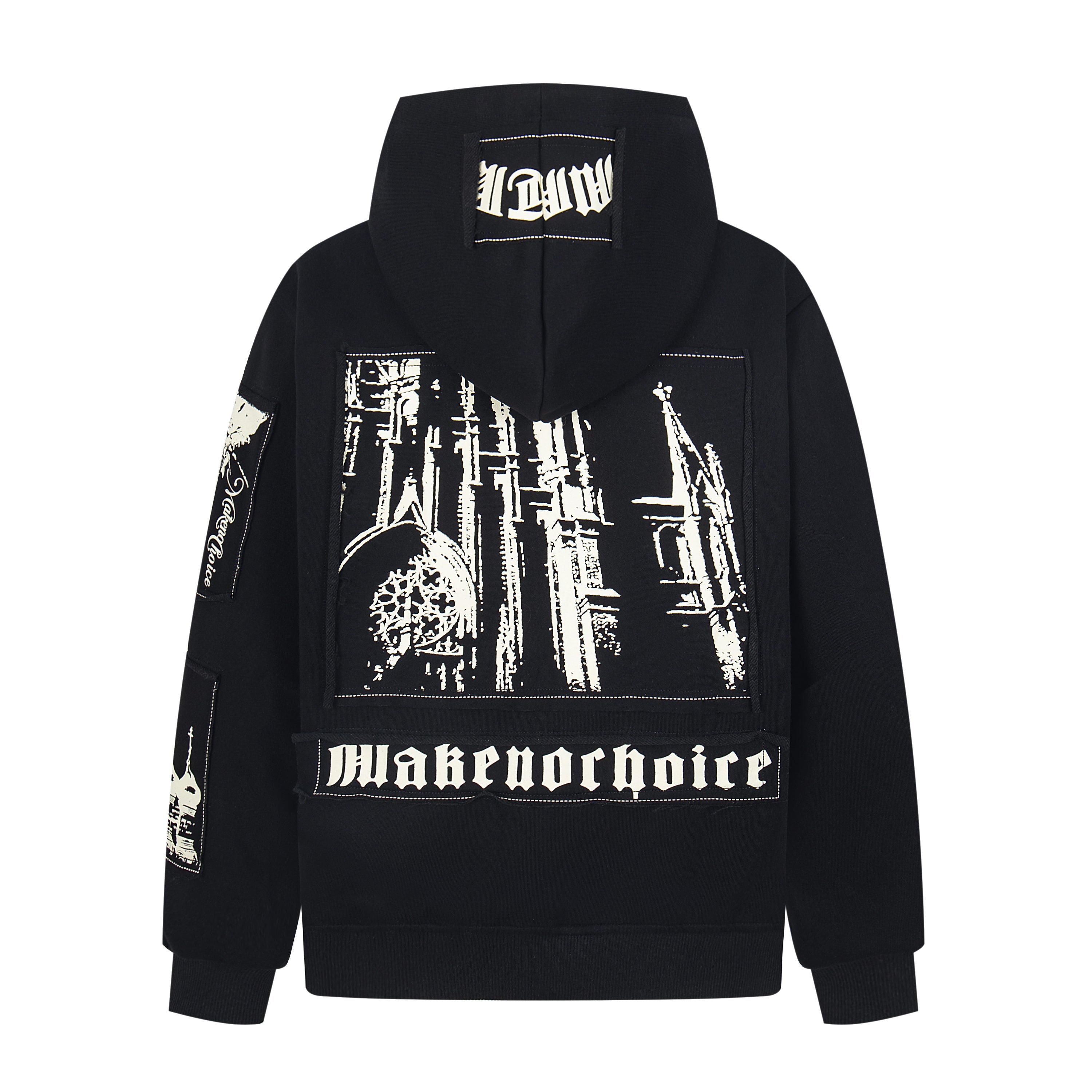 3-6-5.shop Graphic Zip Hoodie