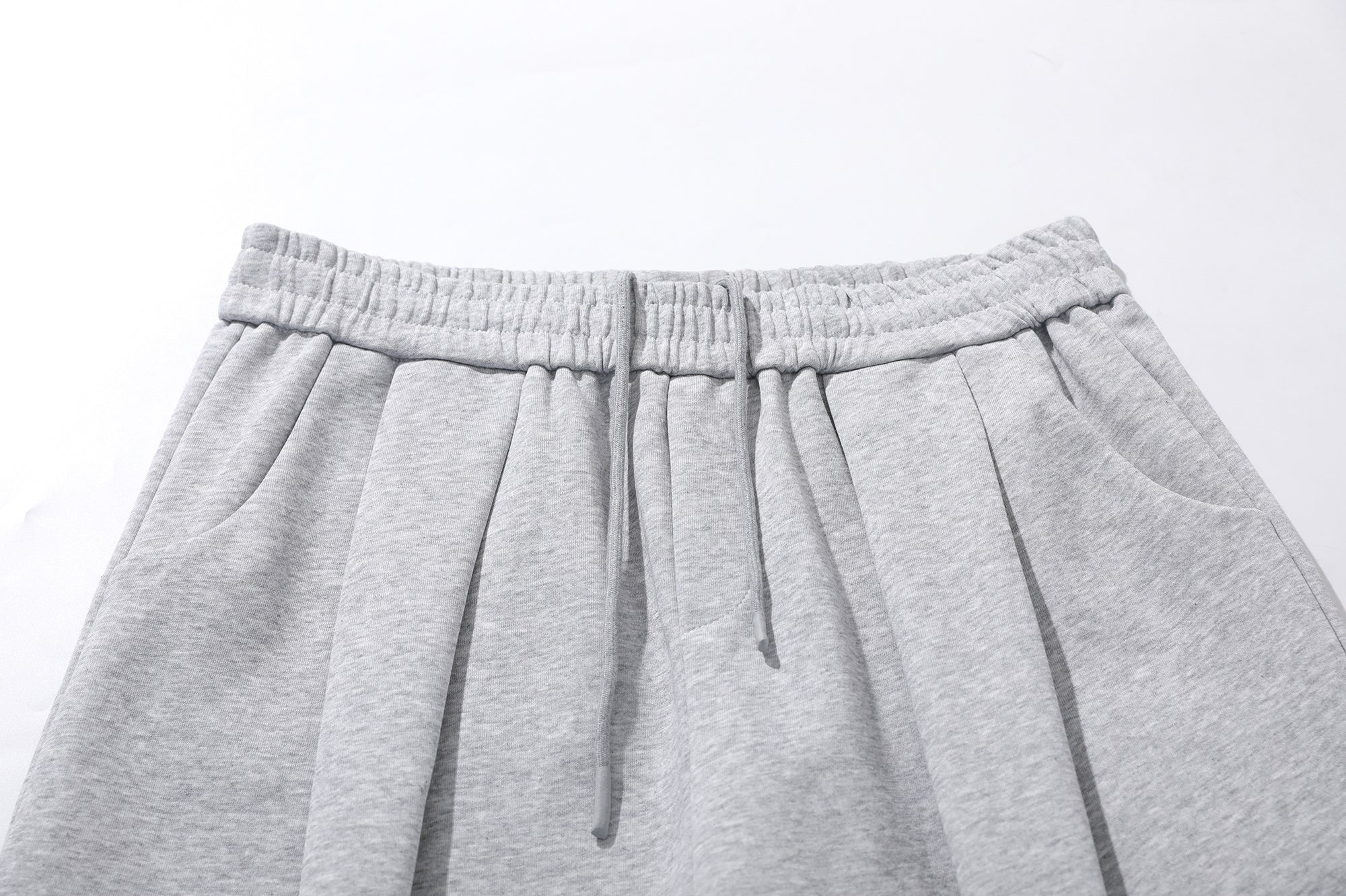 3-6-5.shop Sculpted Pleat Wide-Leg Sweatpants