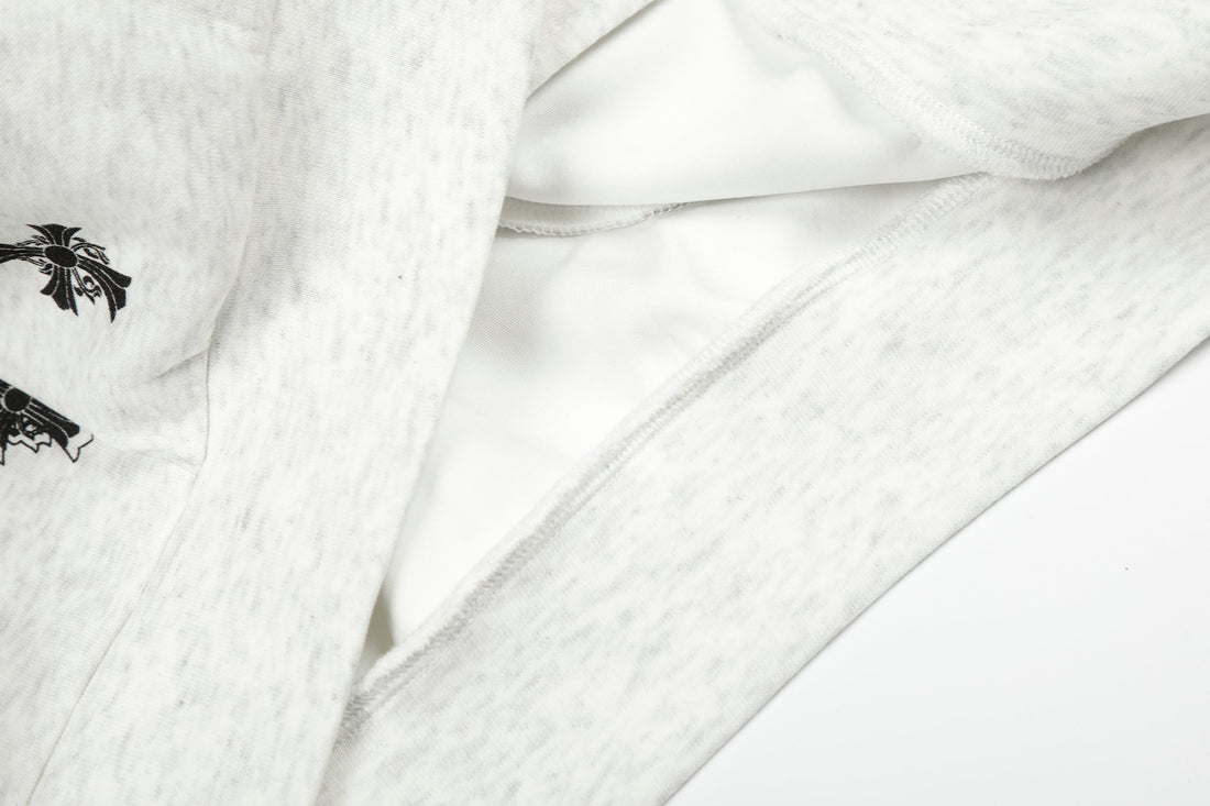 3-6-5.shop All-Over Cross Print Hooded Jacket