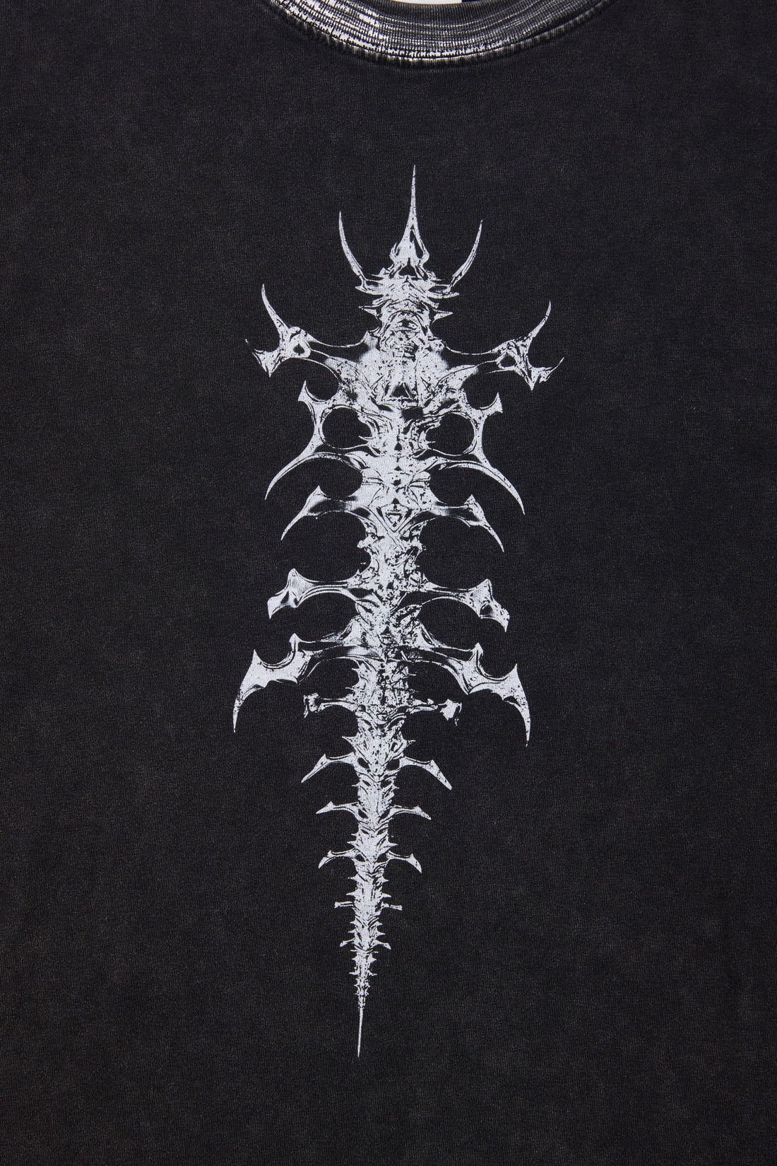 3-6-5.shop Spine Graphic Washed T-Shirt