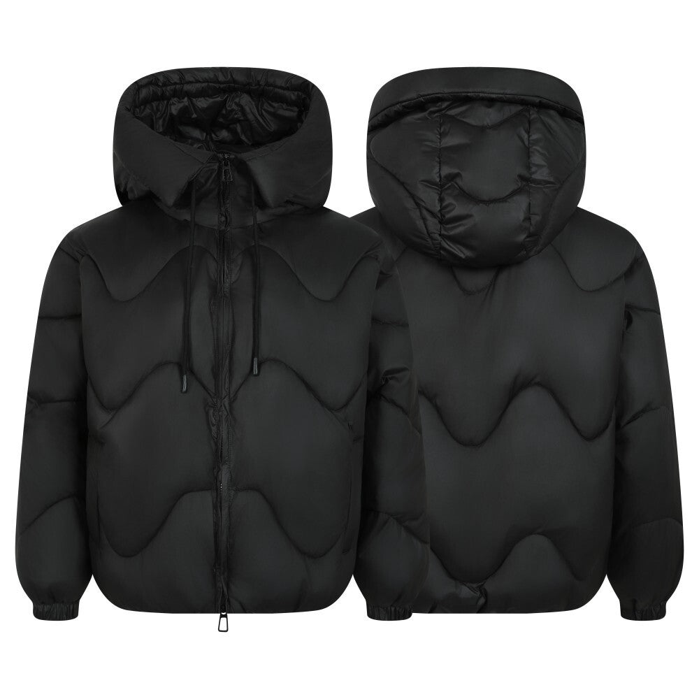 3-6-5.shop Wave-Stitch Puffer Jacket