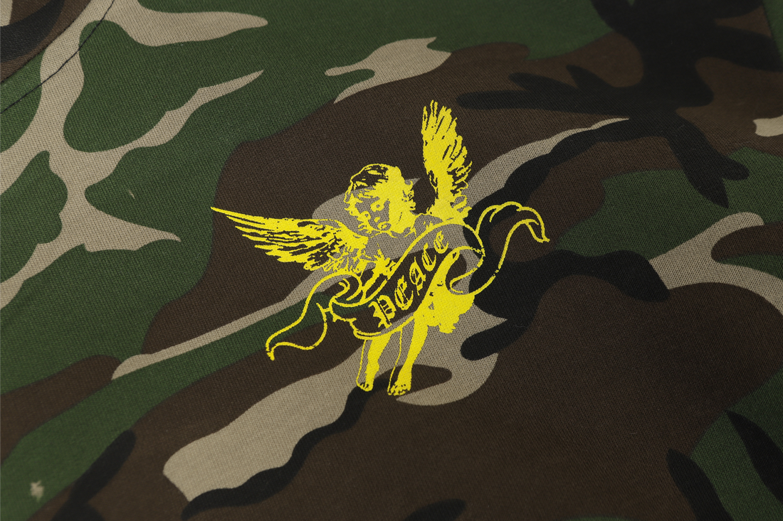 3-6-5.shop Camo Angel Graphic Zip Hoodie