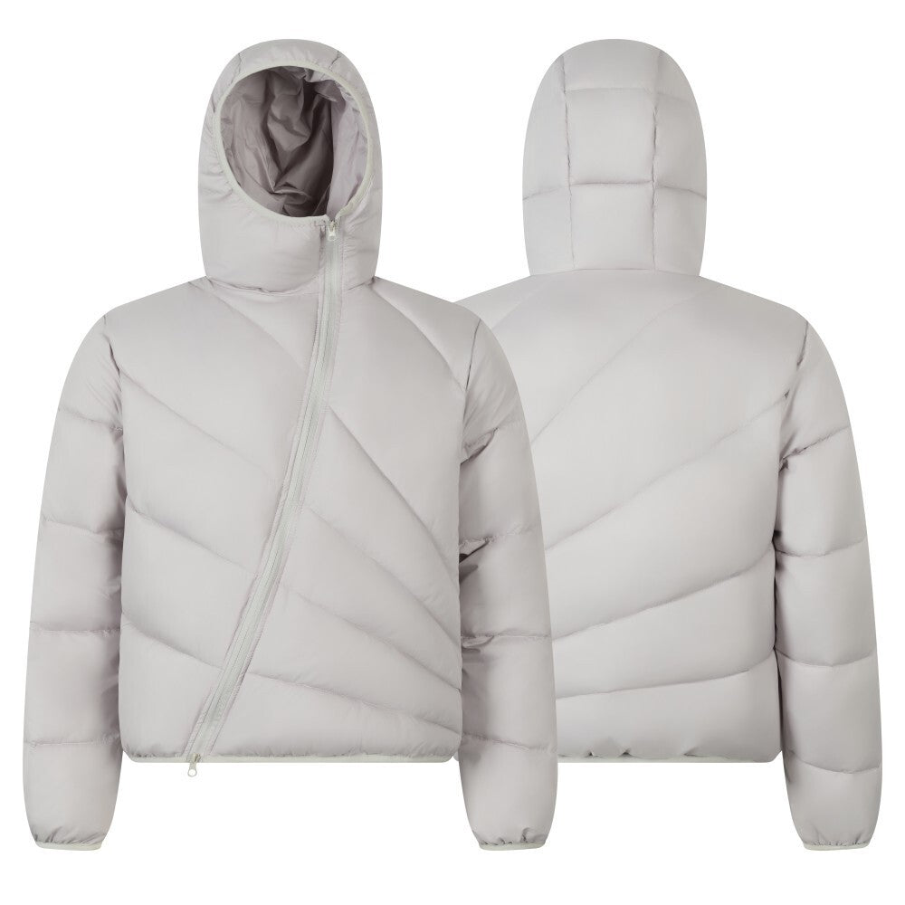 3-6-5.shop Asymmetric Zip Puffer Jacket