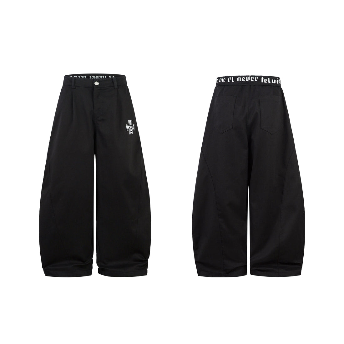 3-6-5.shop Curved Silhouette Pants