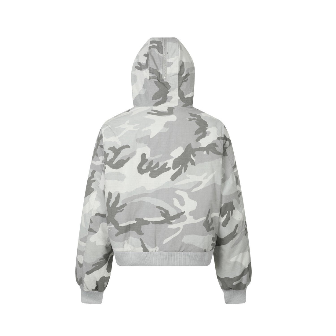 3-6-5.shop Camo Fur-Hood Puffer Jacket