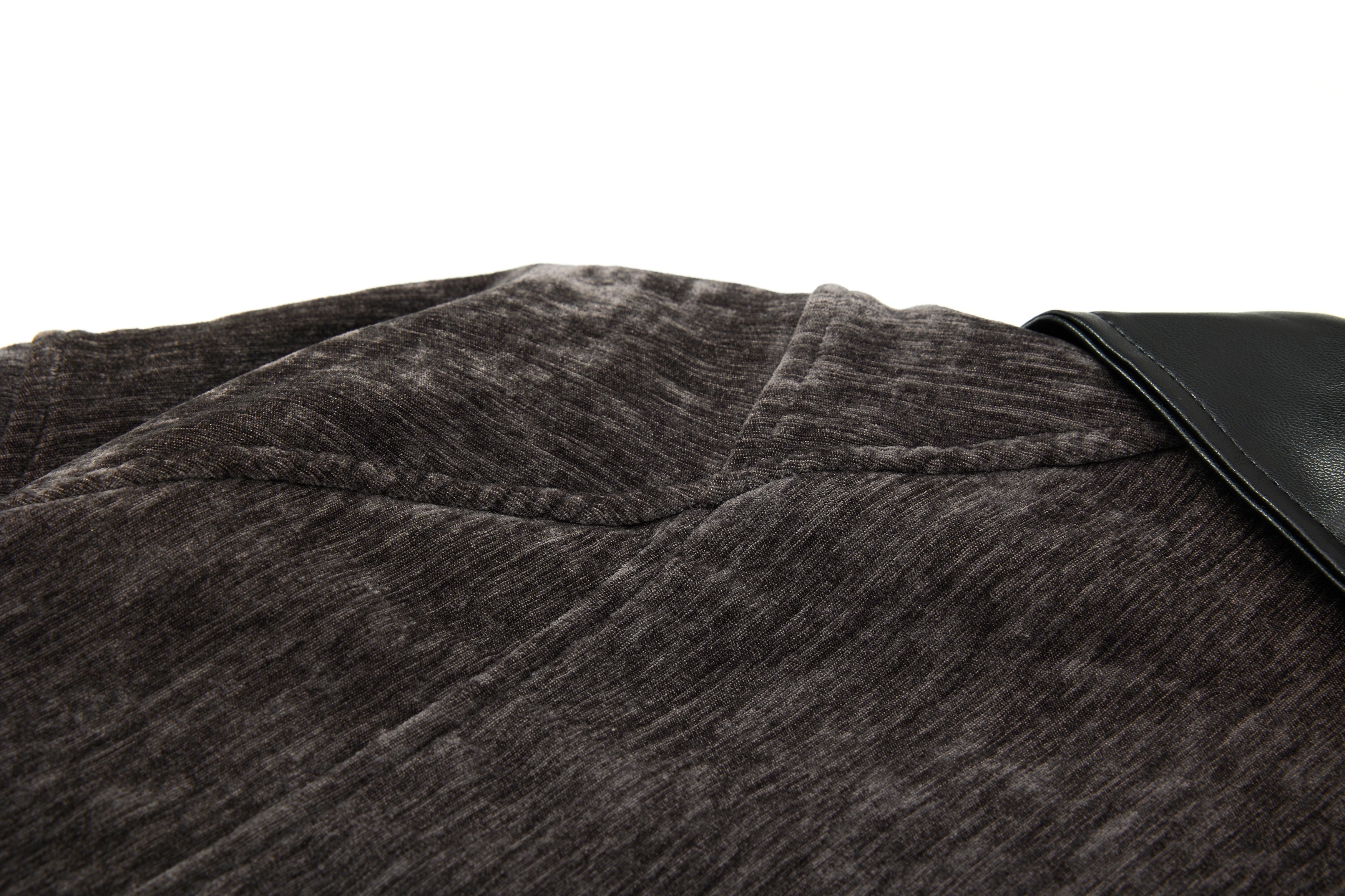 3-6-5.shop Chenille Panel Bomber Jacket