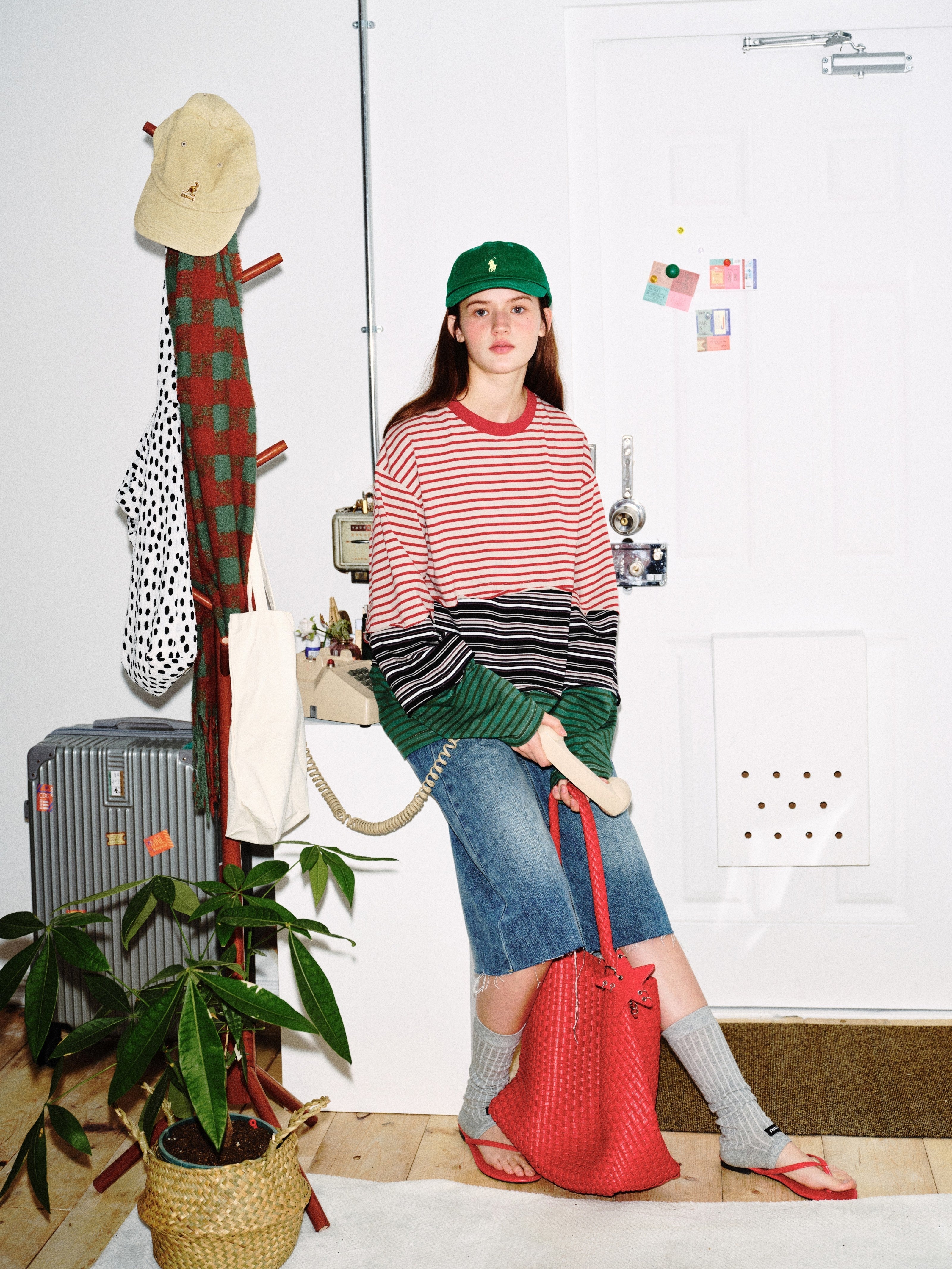 3-6-5.shop Striped Long Sleeve Tee