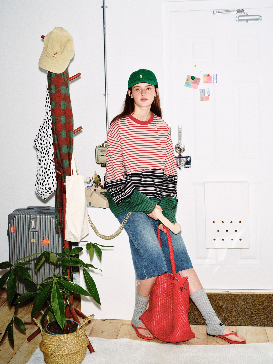 3-6-5.shop Striped Long Sleeve Tee