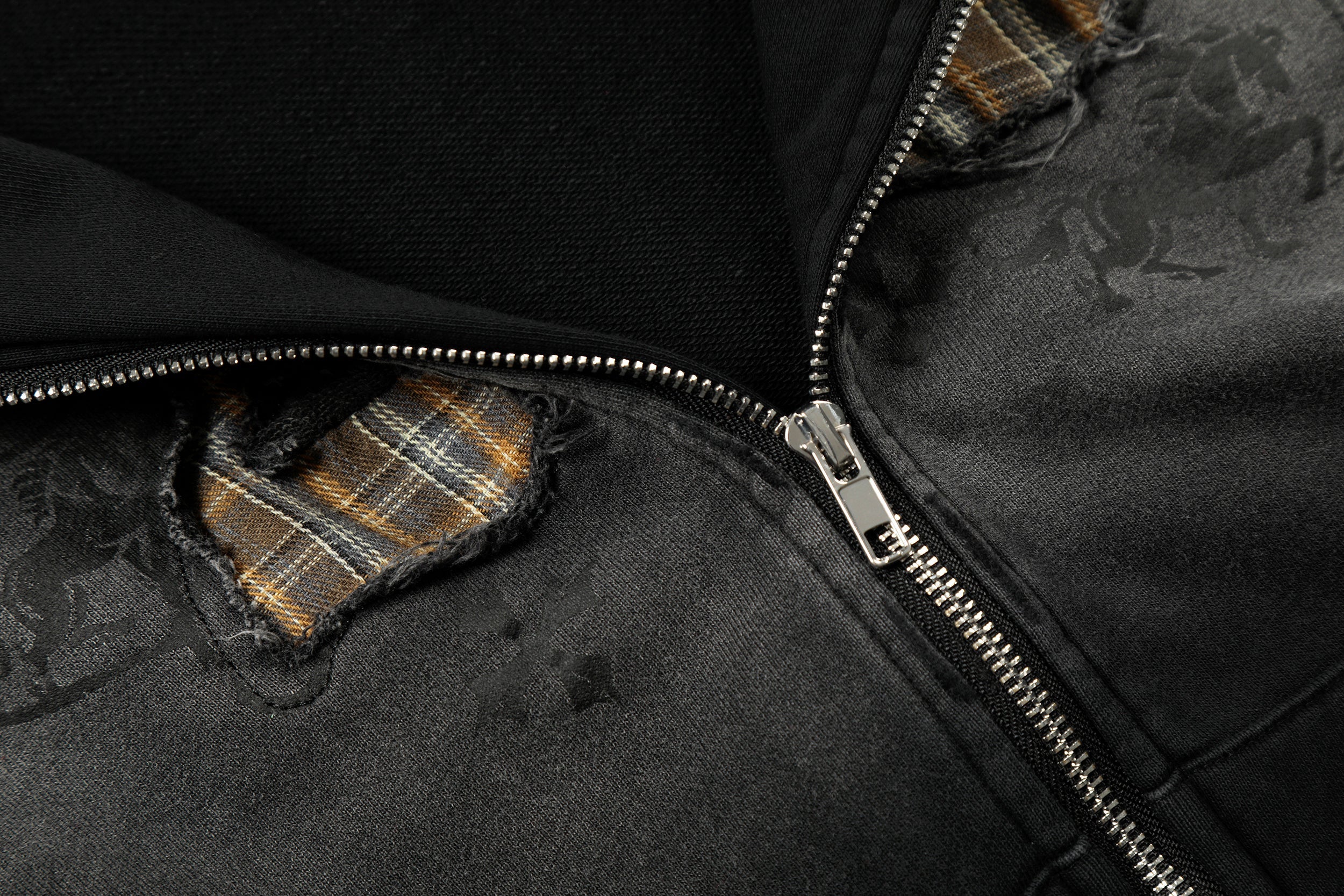 3-6-5.shop Gradient Graphic Zip-Up Hoodie