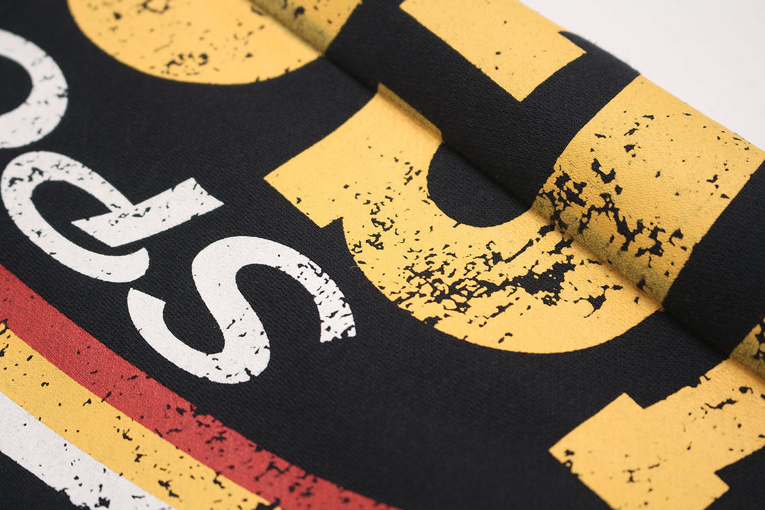 3-6-5.shop Fleece-Lined Sports Letter Wide-Leg Sweatpants