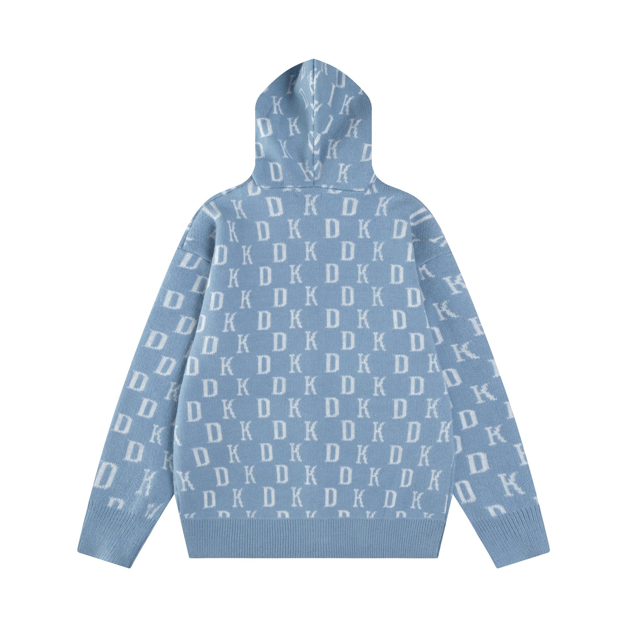3-6-5.shop DK Allover Knit Zip Hoodie